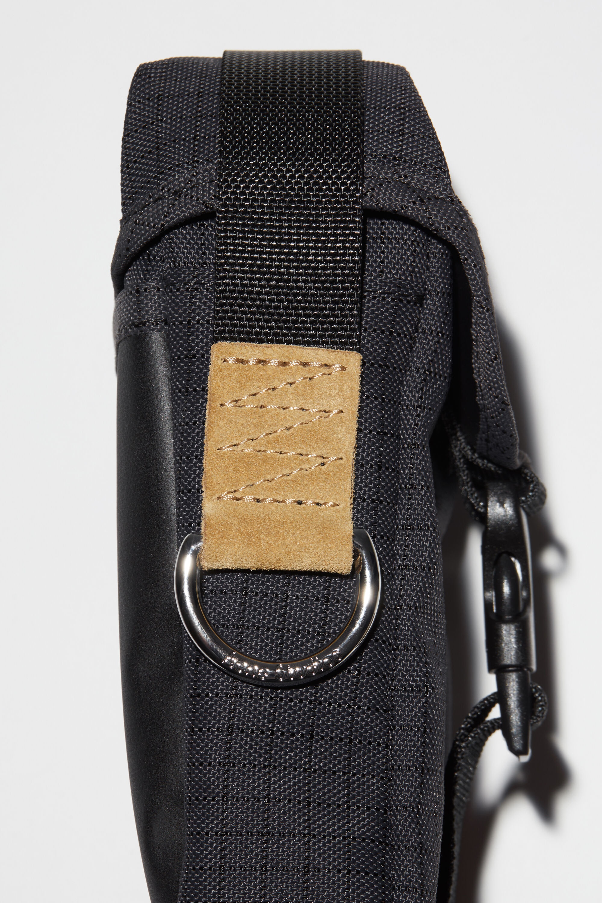 Ripstop mini pouch bag - Black - 6