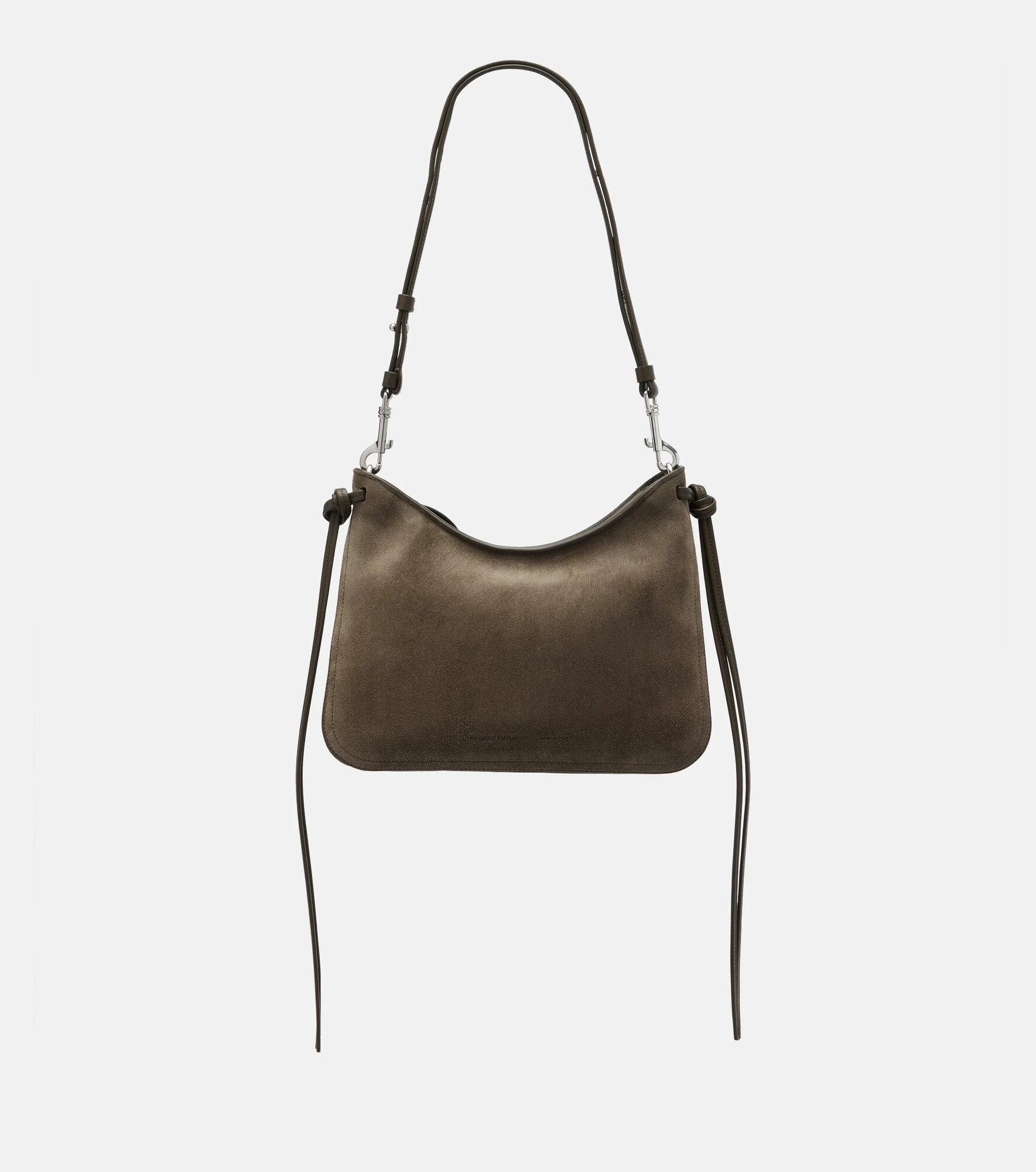 Small Gig suede shoulder bag - 1