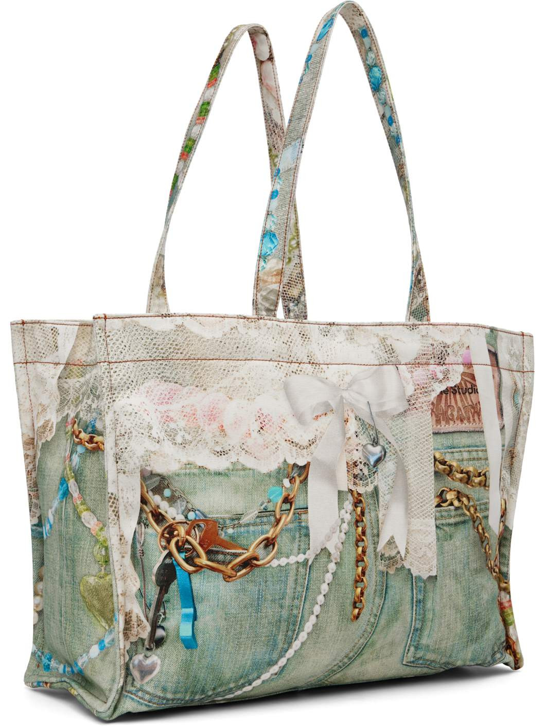 Multicolor Logo Shoulder Tote - 3
