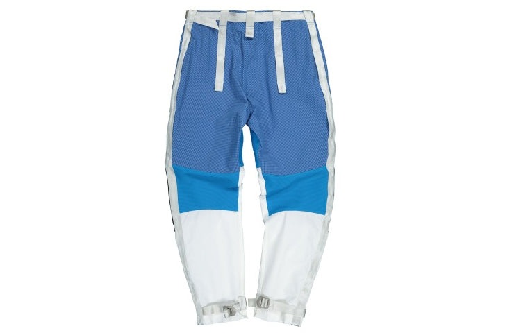 Nike ISPA Series Splicing Mesh Colorblock Long Pants 'Blue' AR5866-484 - 2