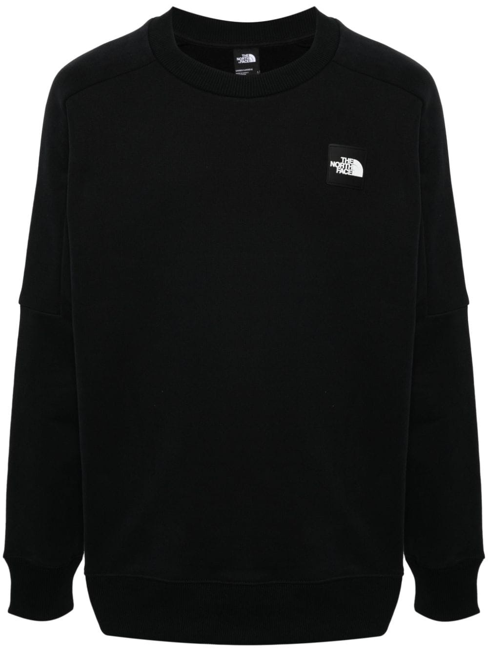 rubberised-logo cotton sweatshirt - 1