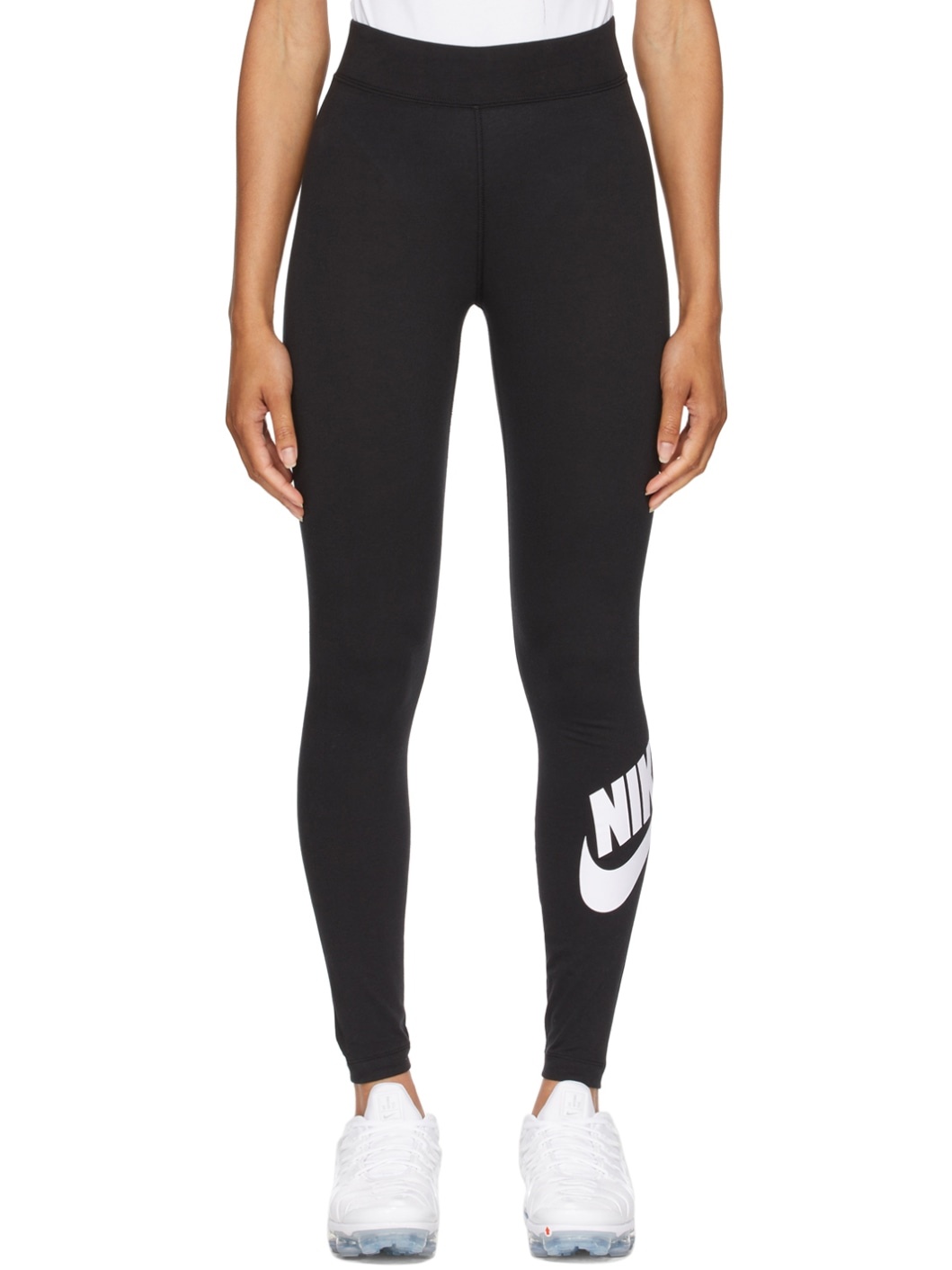 Black Sportswear Essential High Waisted Leggings - 1