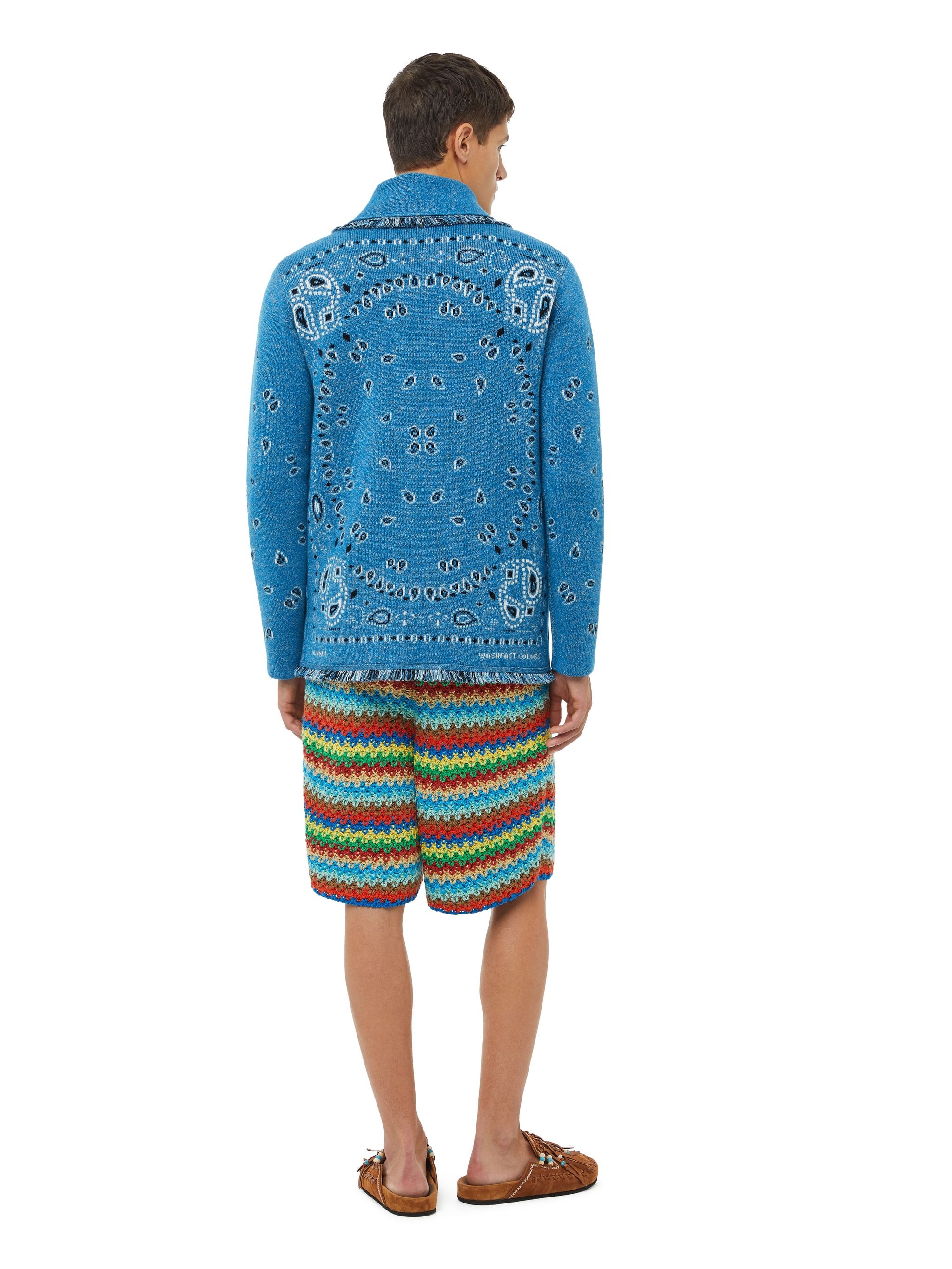Bandana Jacquard Cardigan - 6