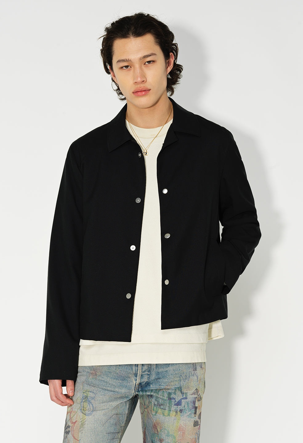 WOOL COACH'S JACKET - 2