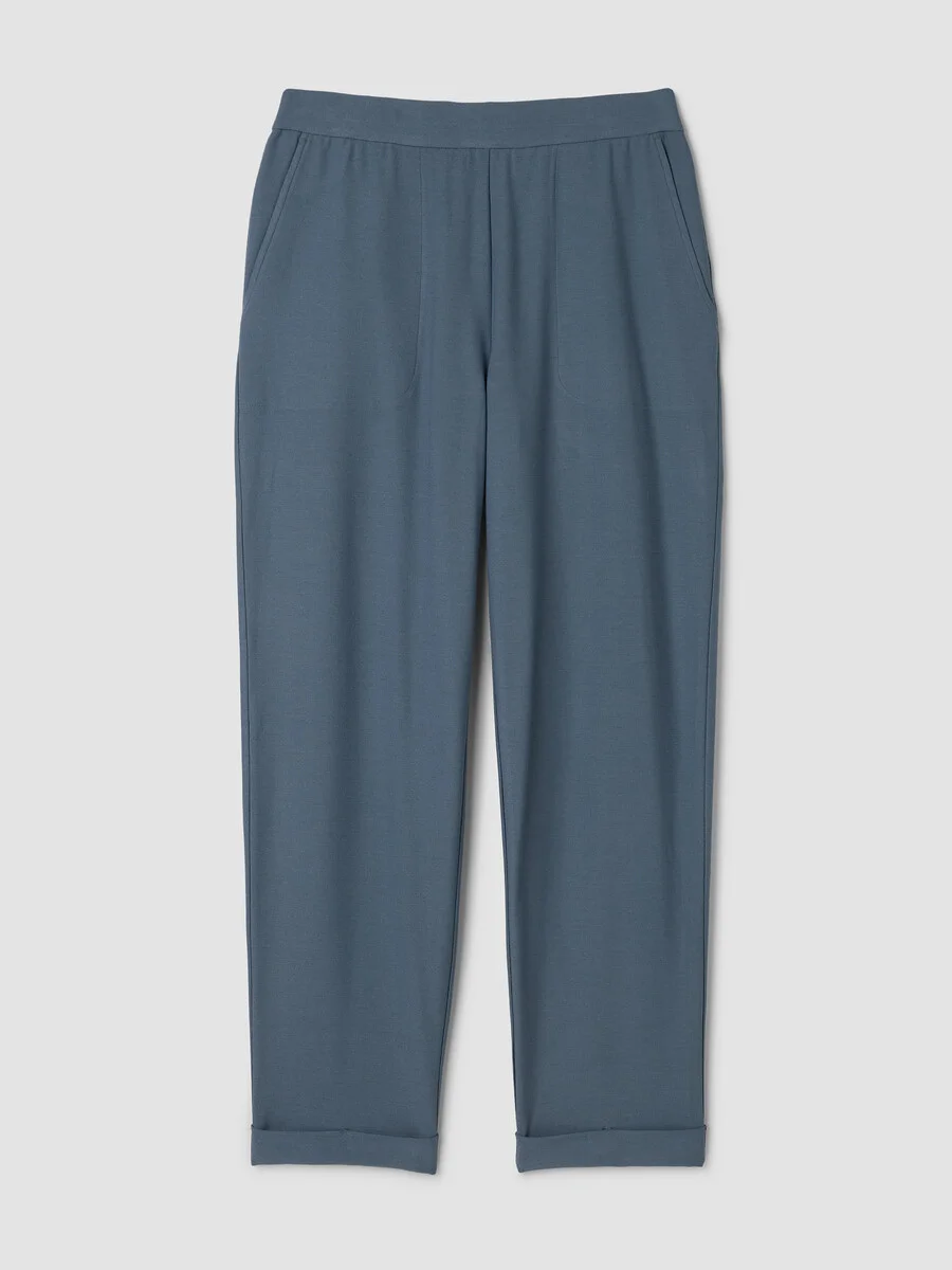 Washable Stretch Crepe Cuffed Pant - 1