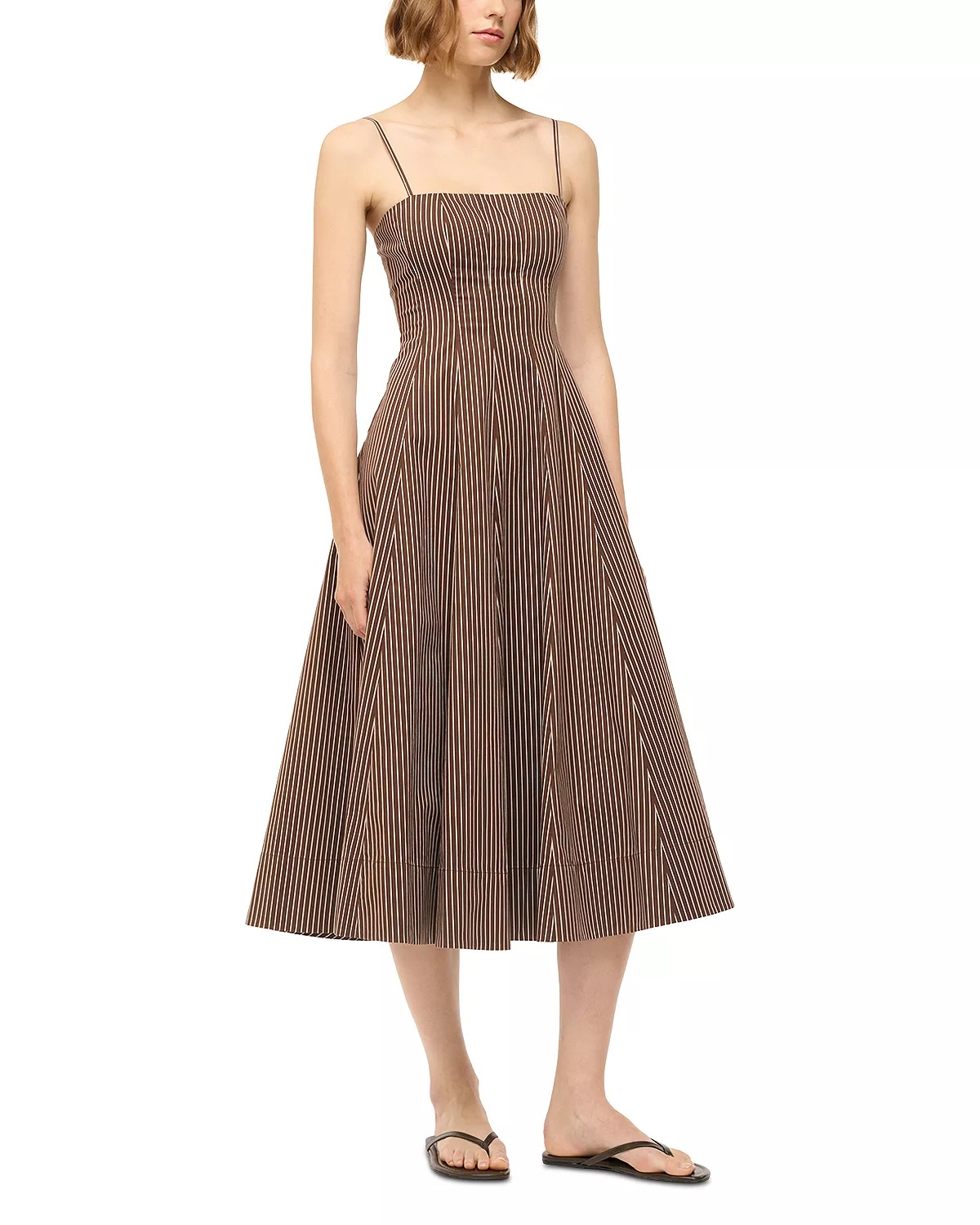 Wylie Striped Midi Dress - 4