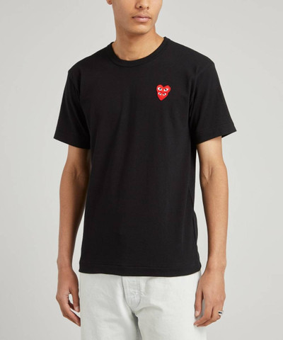 Comme des Garçons PLAY Heart Logo Patch Cotton T-Shirt outlook