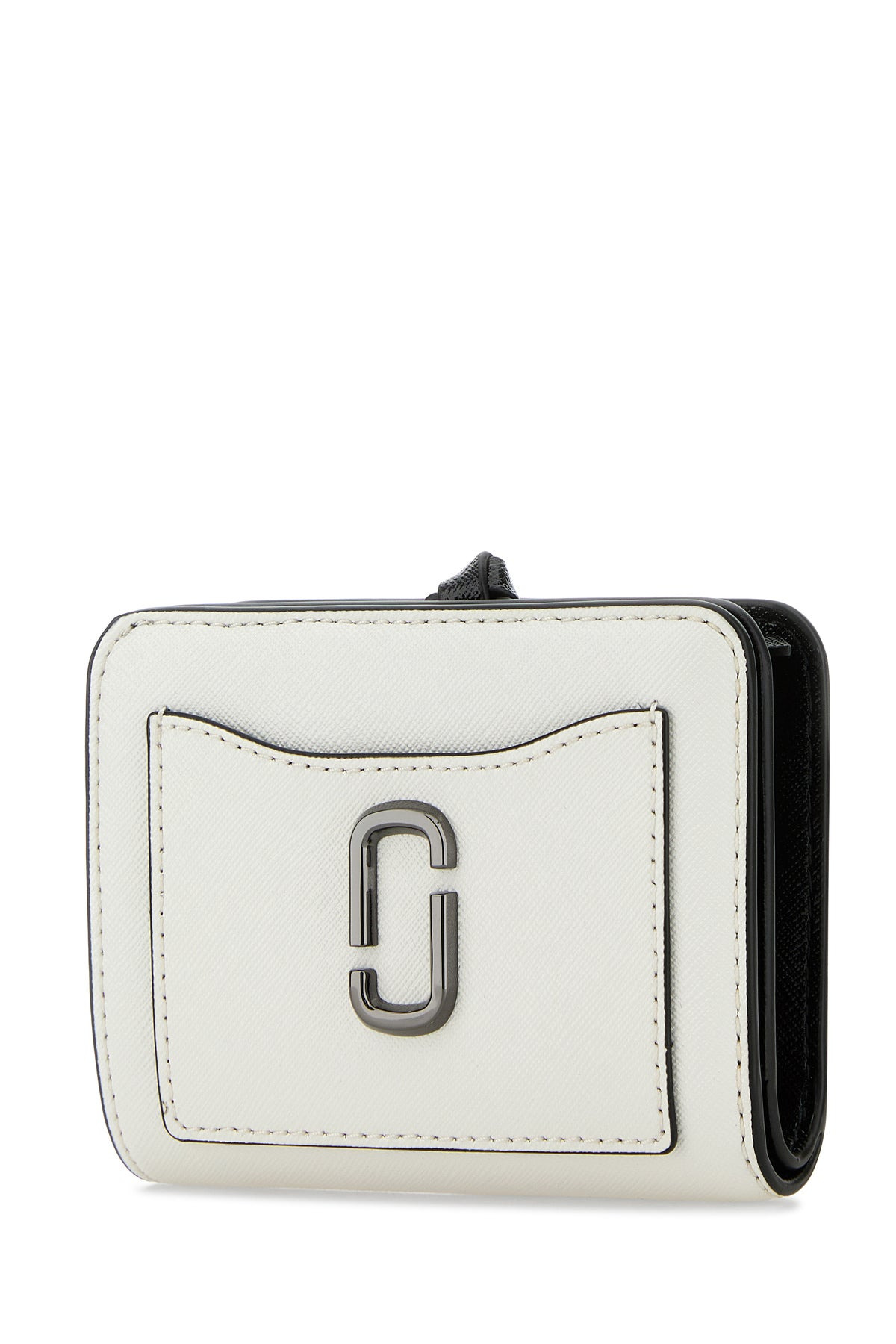 White leather mini Utility Snapshot wallet - 2