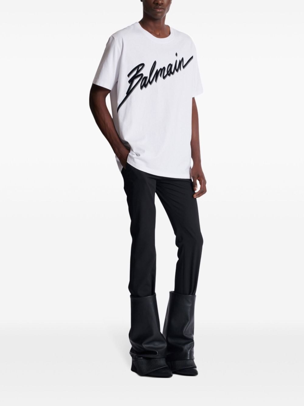 logo-print t-shirt - 3