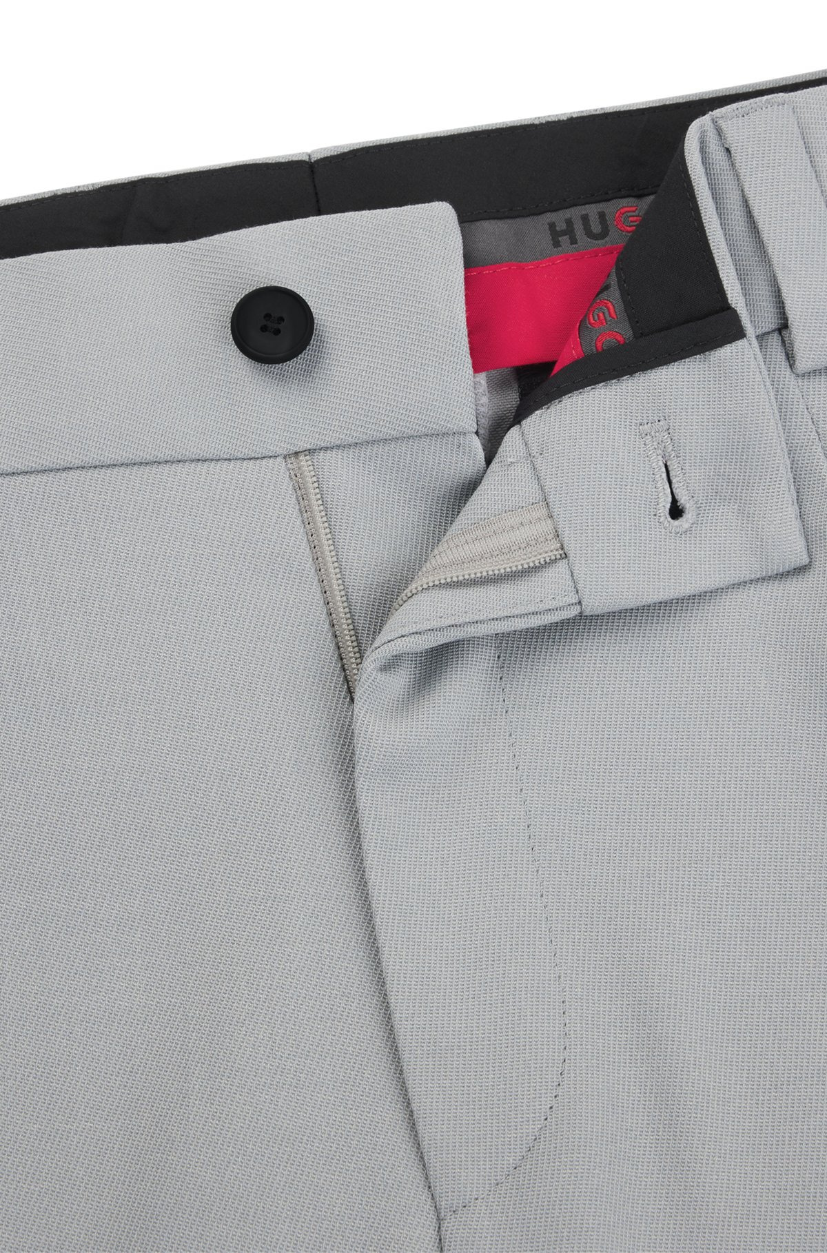 MODERN-FIT TROUSERS IN STRETCH TWILL WITH FRONT CREASE - 6