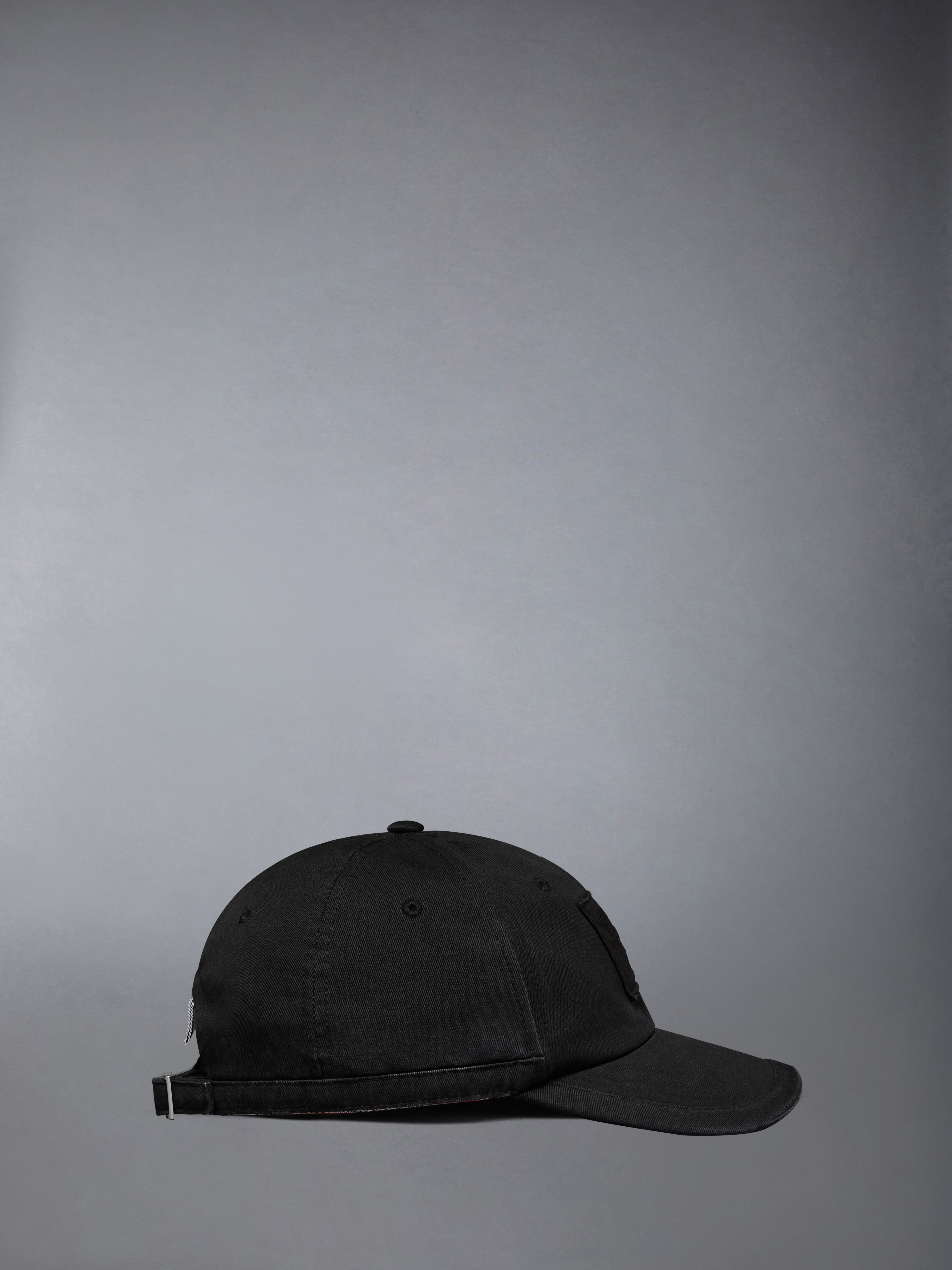 COTTON TWILL 6-PANEL BASEBALL CAP - 3