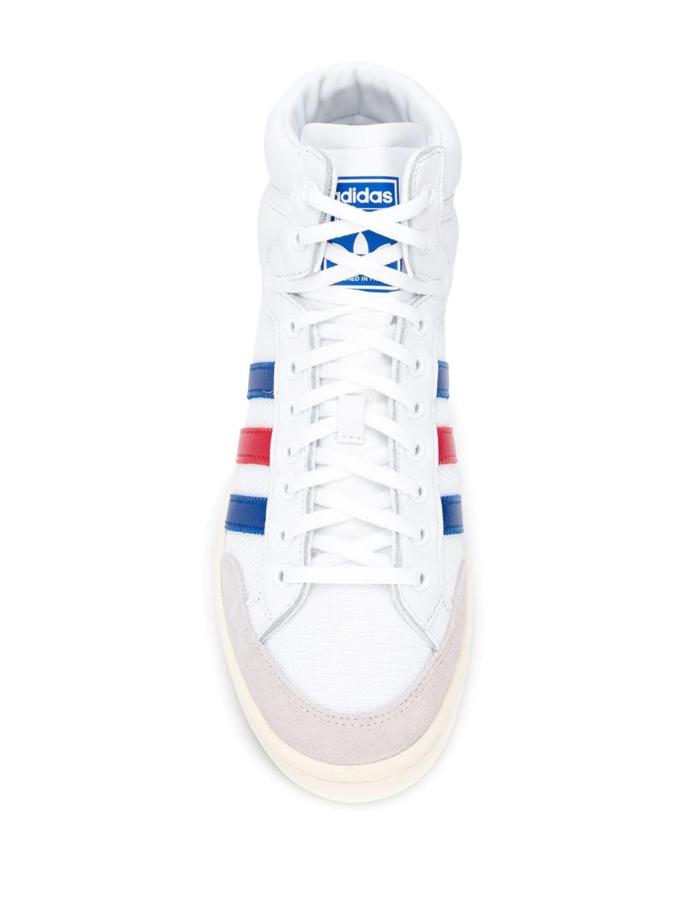 side stripe hi-top sneakers - 4