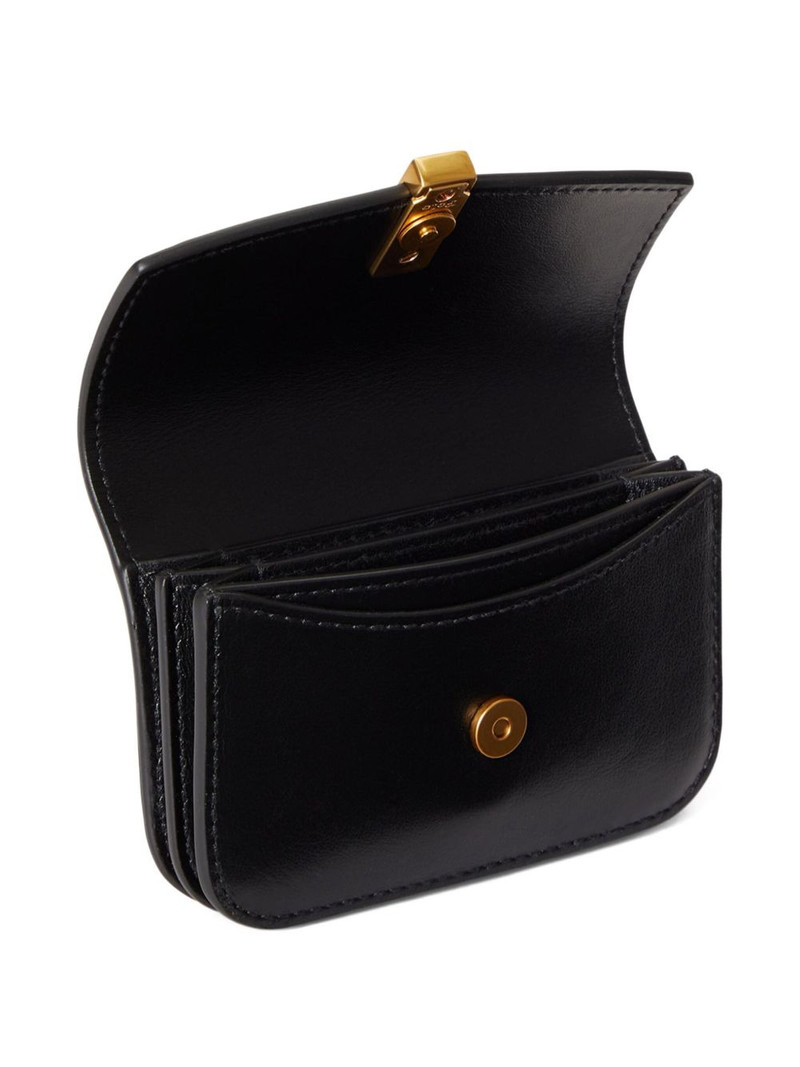 logo-plaque leather wallet 3