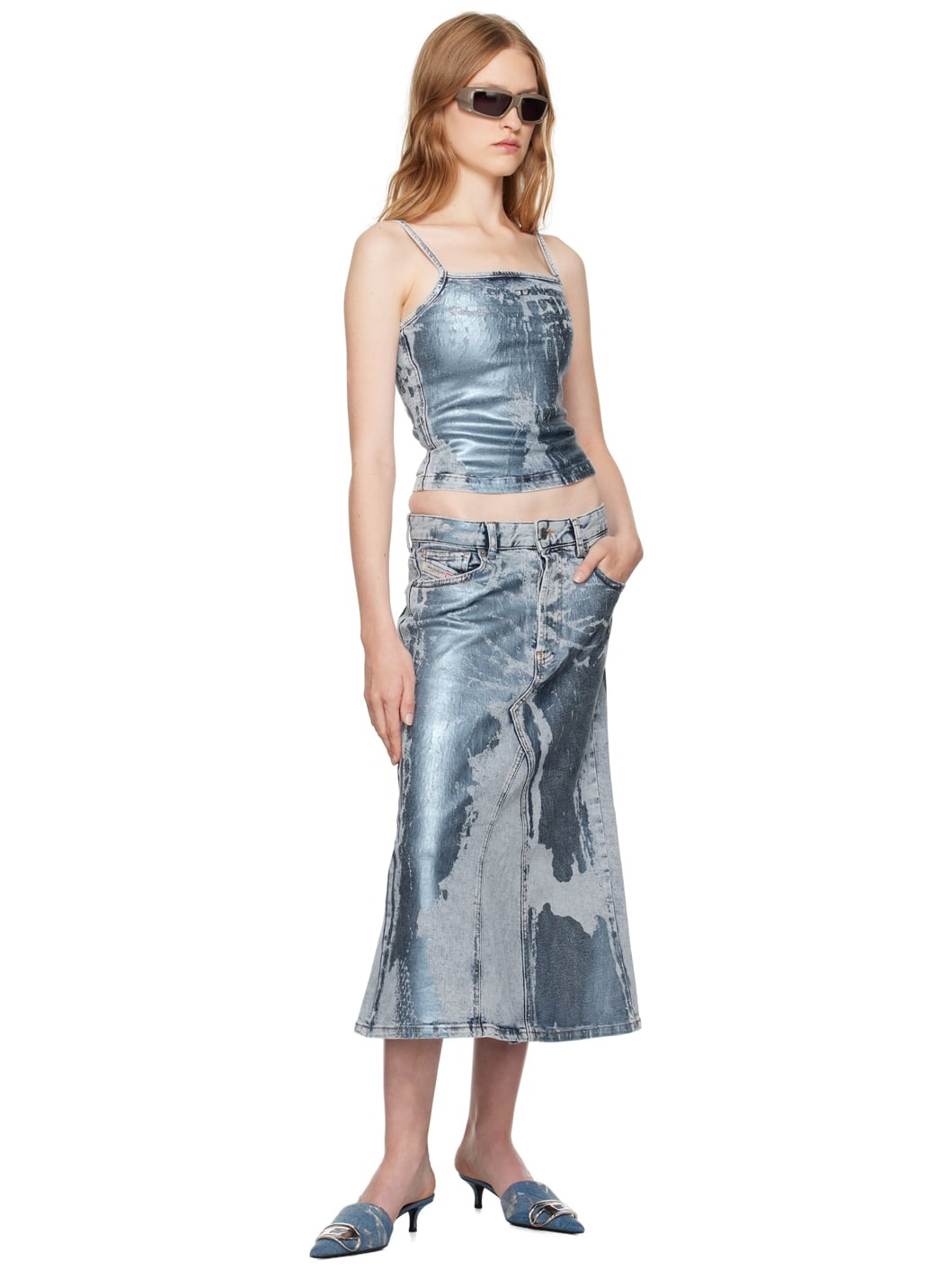 Blue De-Ila-S Tank Top - 4