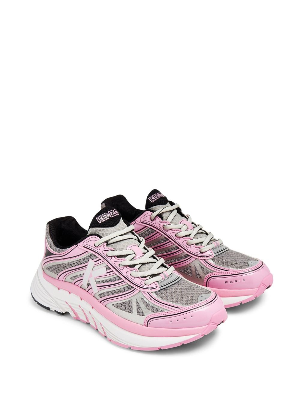Pace logo-patch sneakers - 4