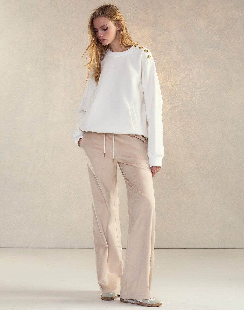 CYNTHIA ROWLEY Button Up Sweatshirt outlook