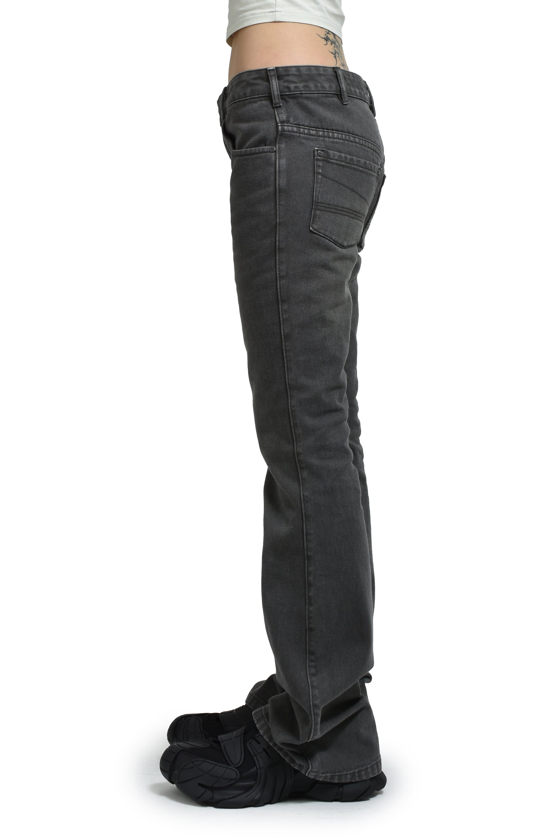 SLIM-FLARED JEANS STONE LIGHT / STONELIGHT - 3