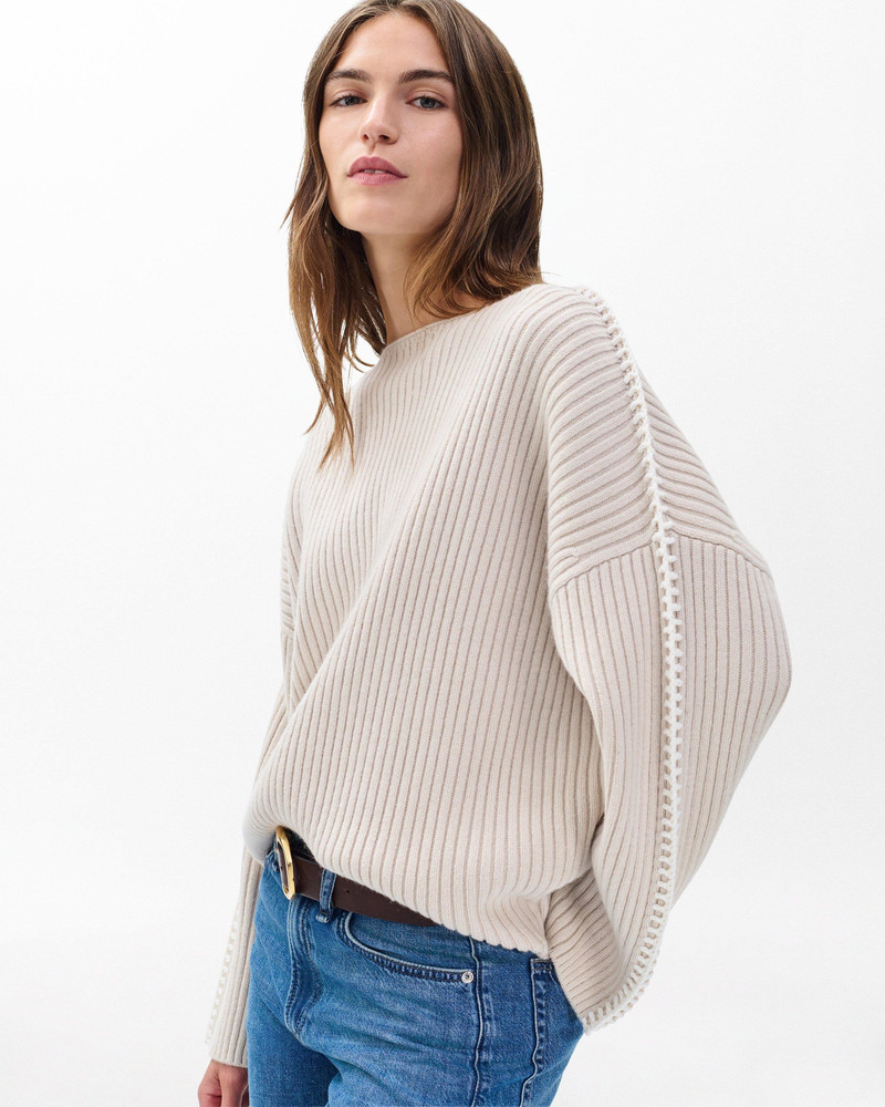Ingrid Boatneck Wool Sweater 5