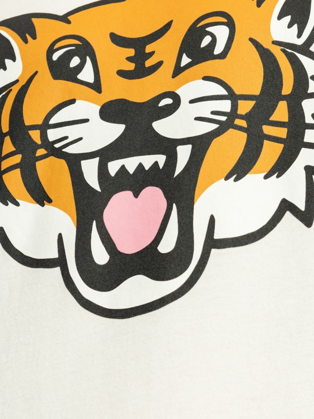 Kenzo Men Happy Tiger Printed T-Shirt - 3