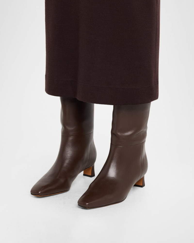 Vince Harlan Leather Knee-High Boots outlook