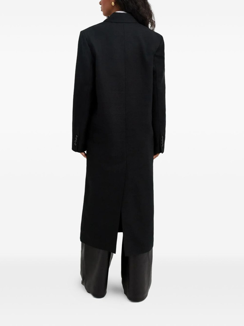 Temo lapel double-breasted coat 4