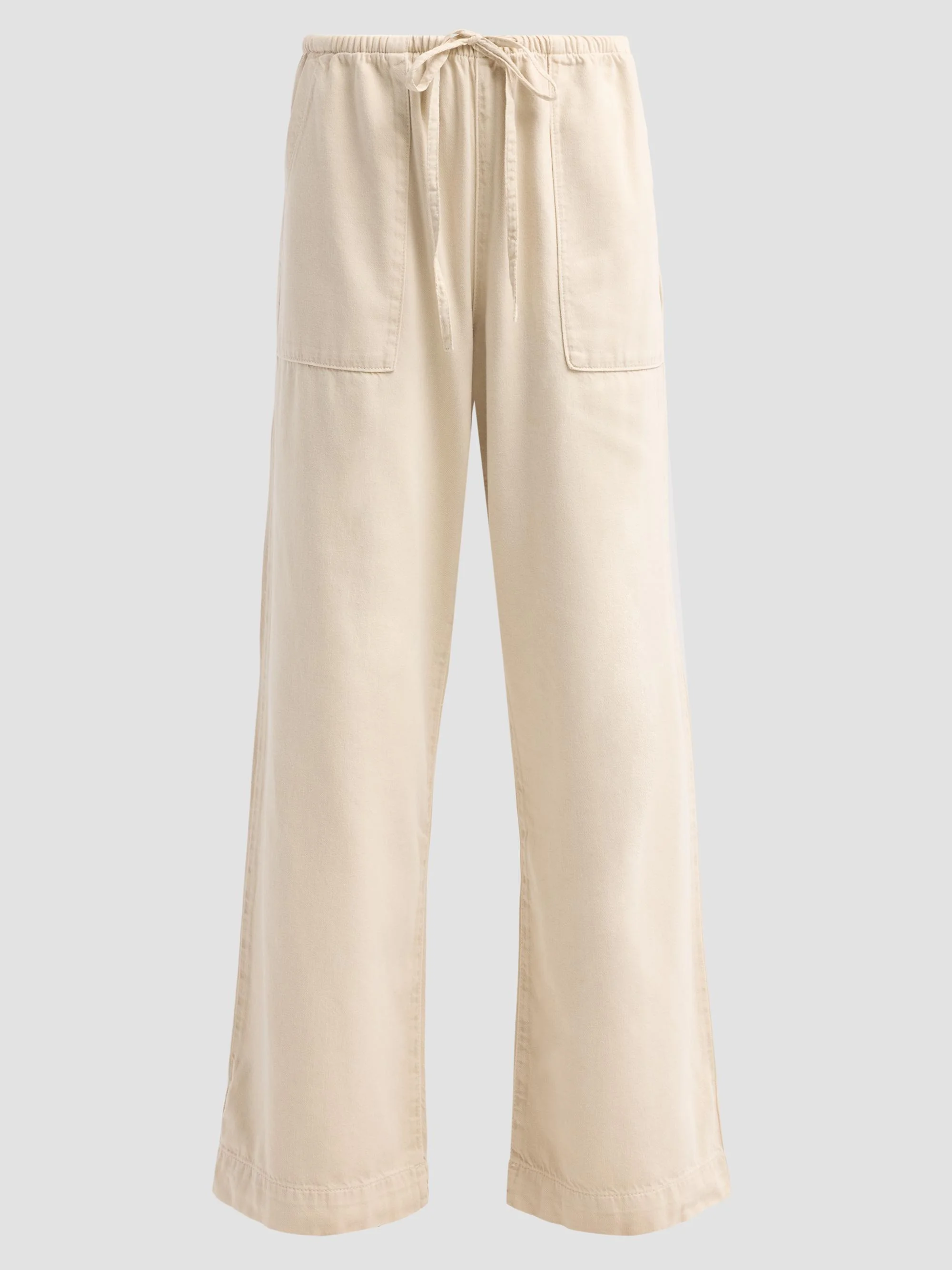 Women's Claire Ultra Featherweight Denim Pants - Sand Stone - 1