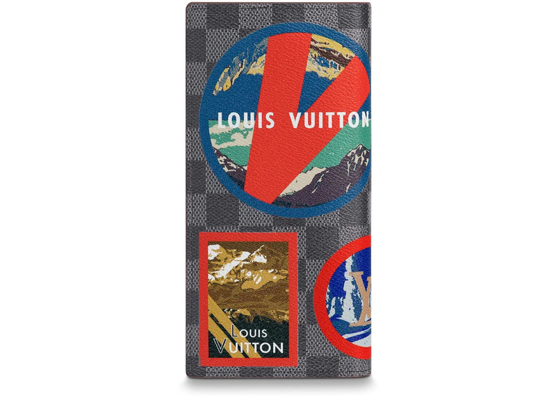 Louis Vuitton Louis Vuitton Brazza Wallet Damier Graphite Alps outlook