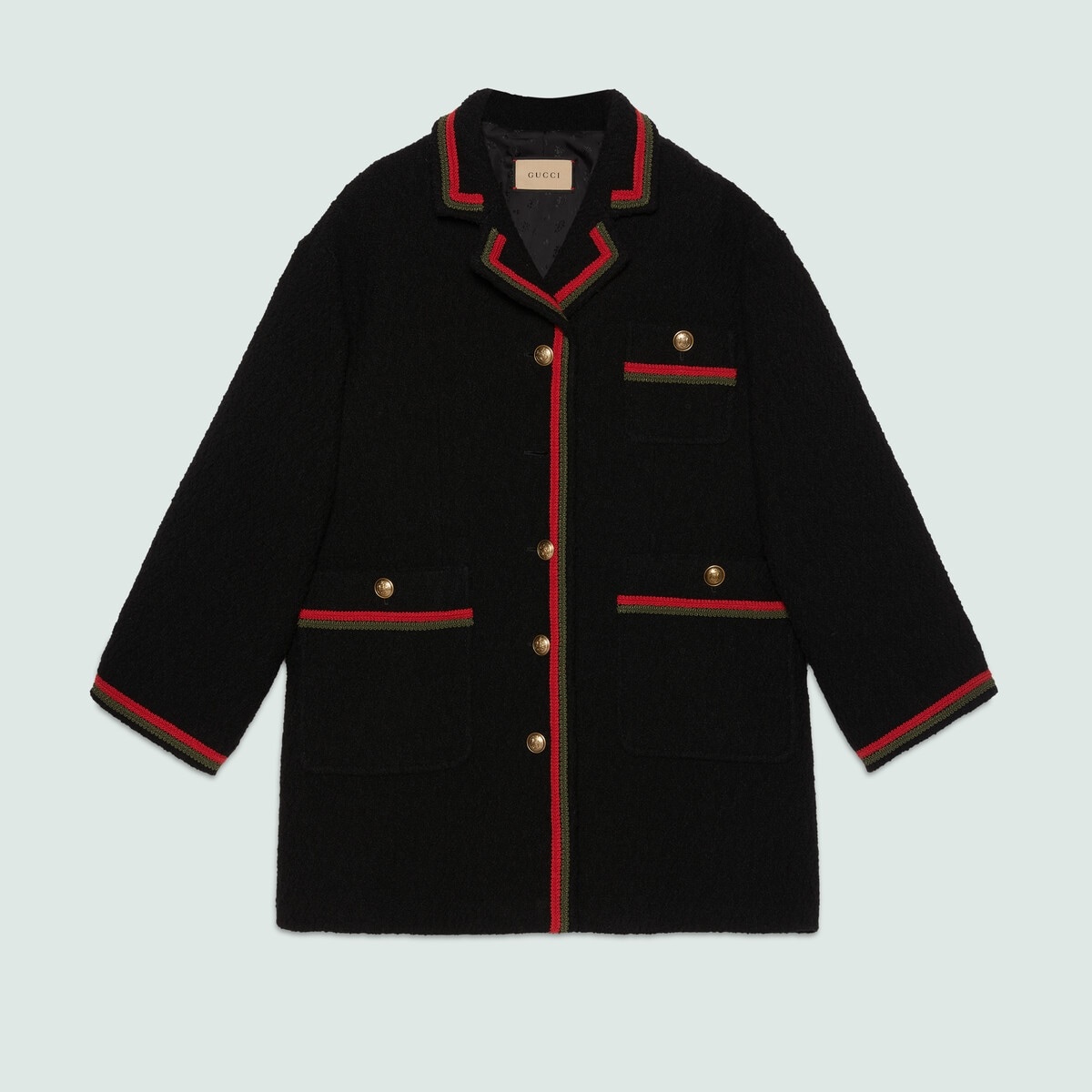 Tweed wool coat - 1