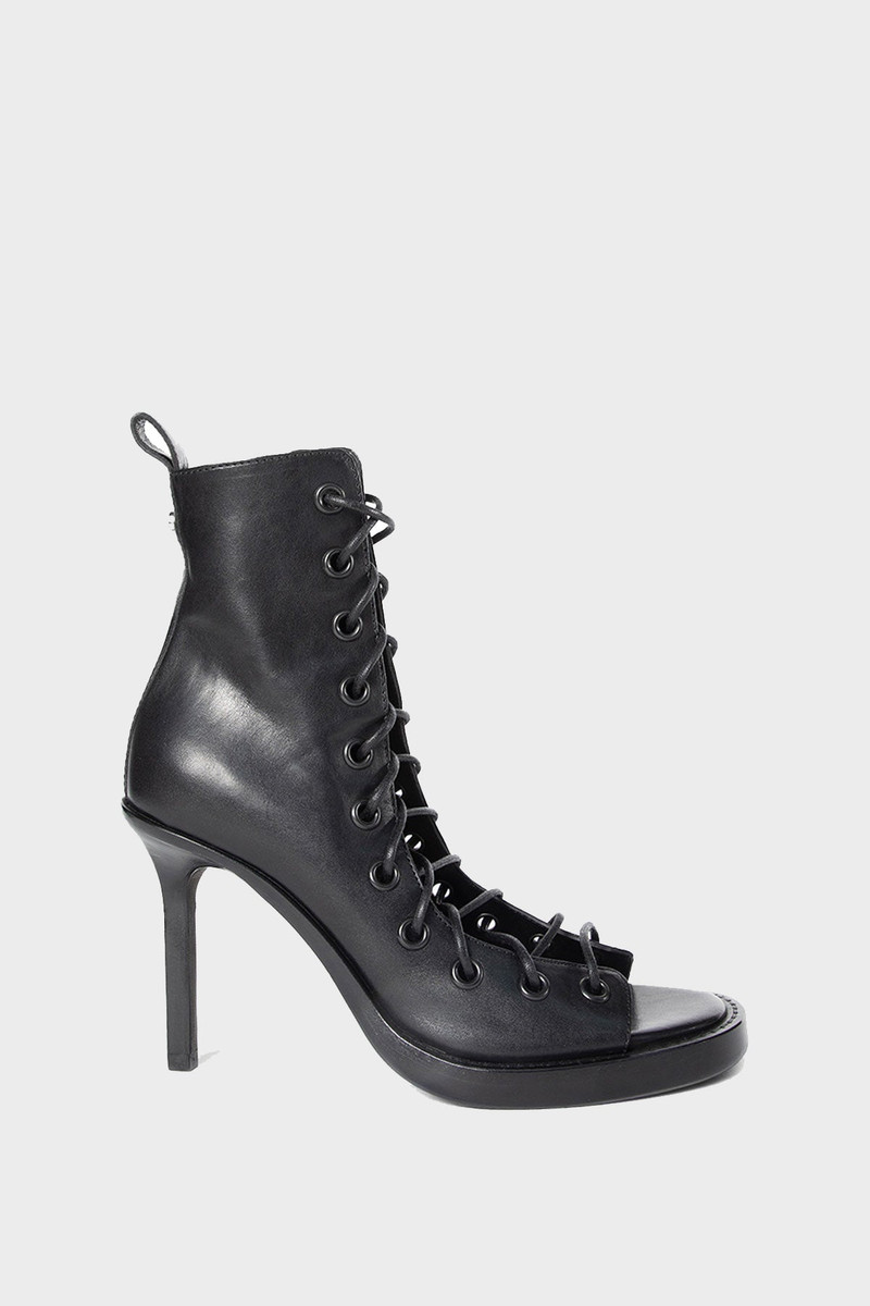Ann Demeulemeester Hilla Chunky Pointed Heeled Ankle Boots outlook