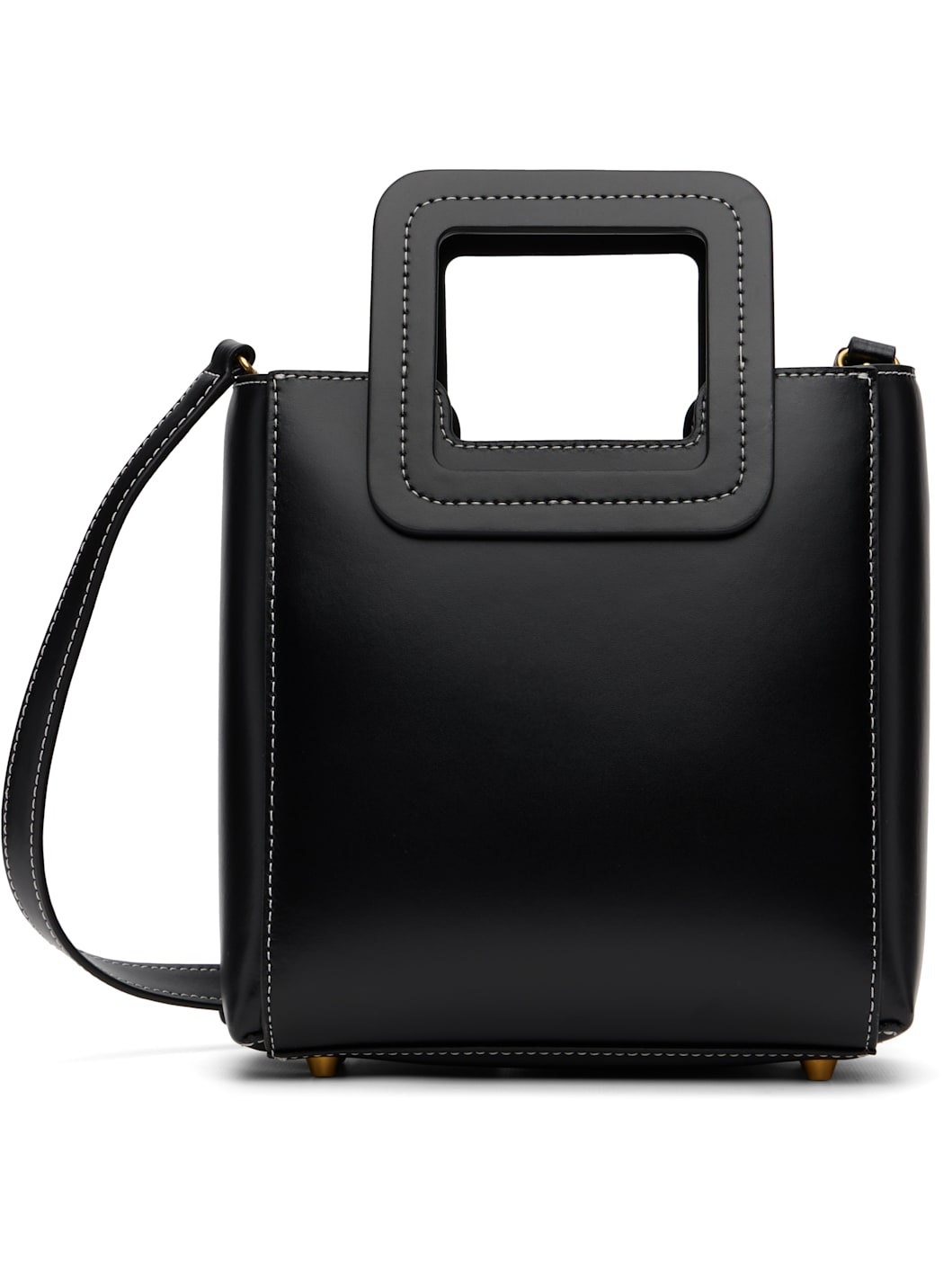 Black Mini Shirley Leather Bag - 1
