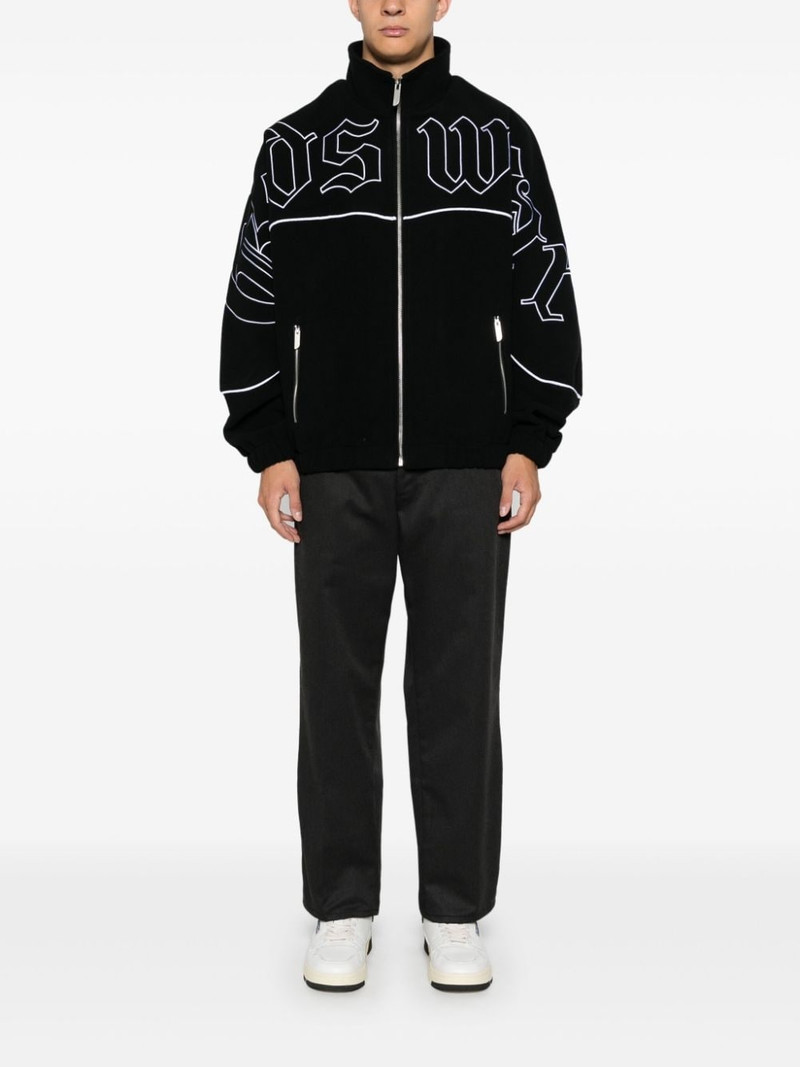 GCDS embroidered-logo jacket outlook