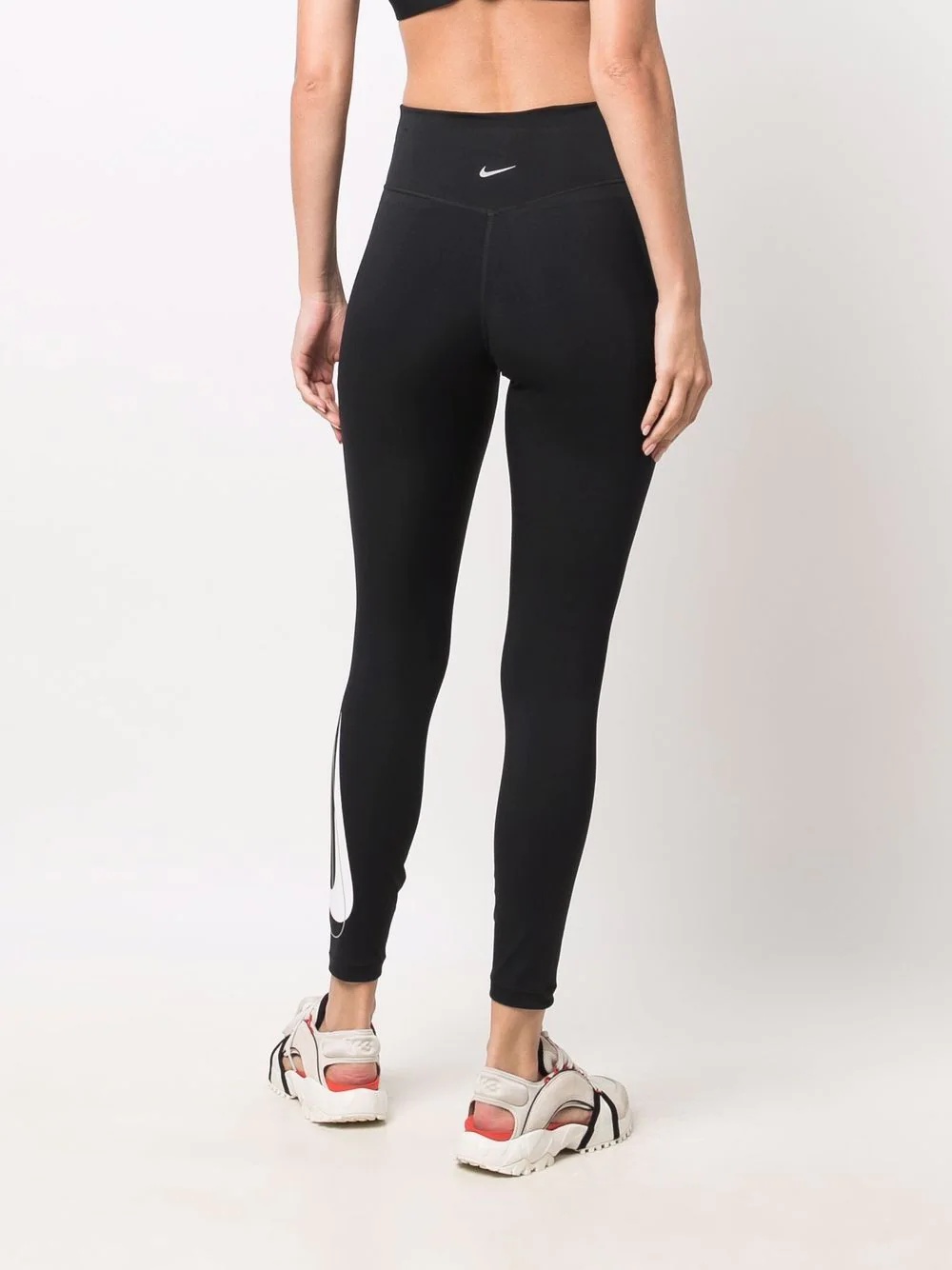 Swoosh print leggings - 4