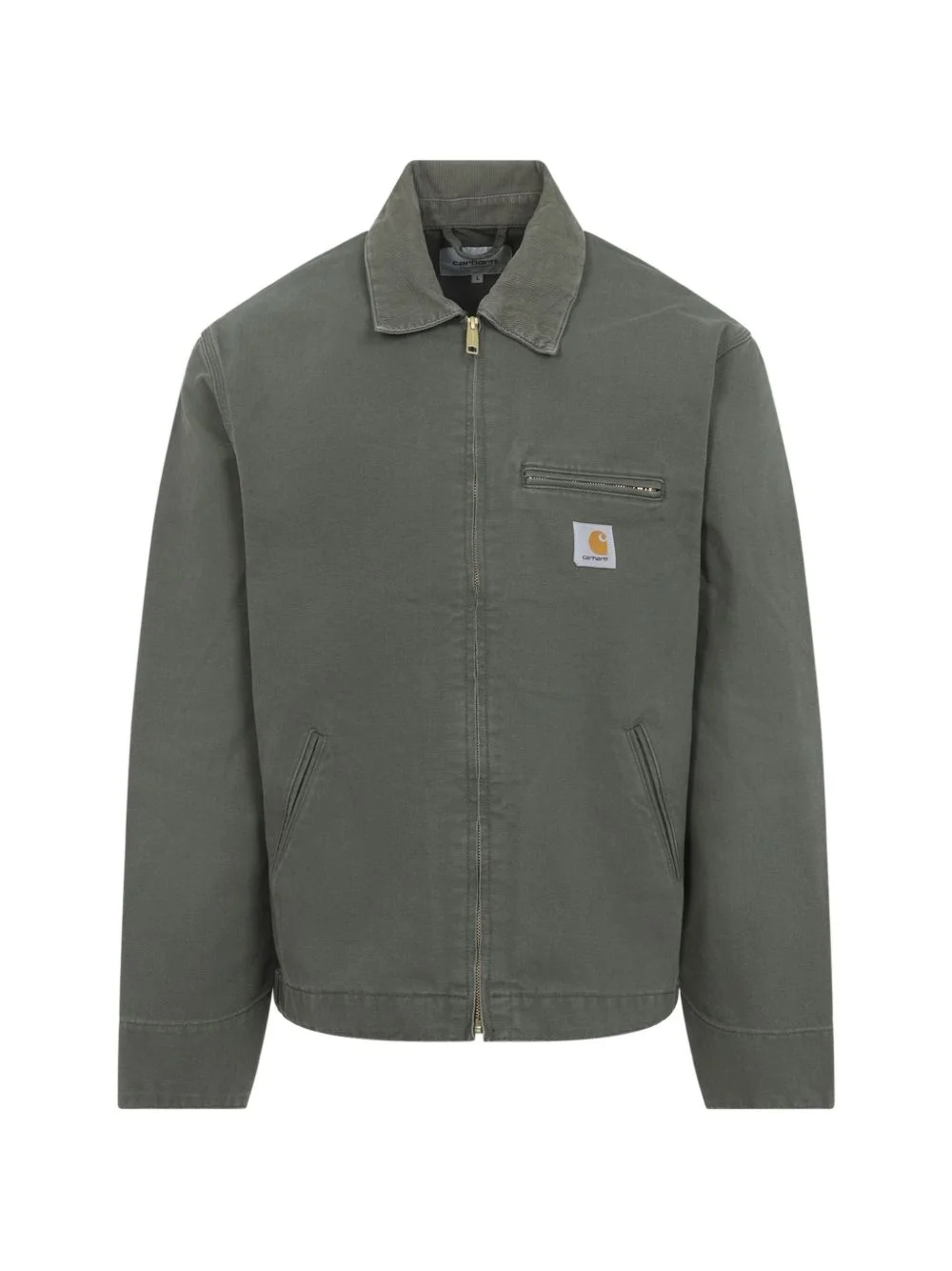 zip pocket cotton jacket - 1