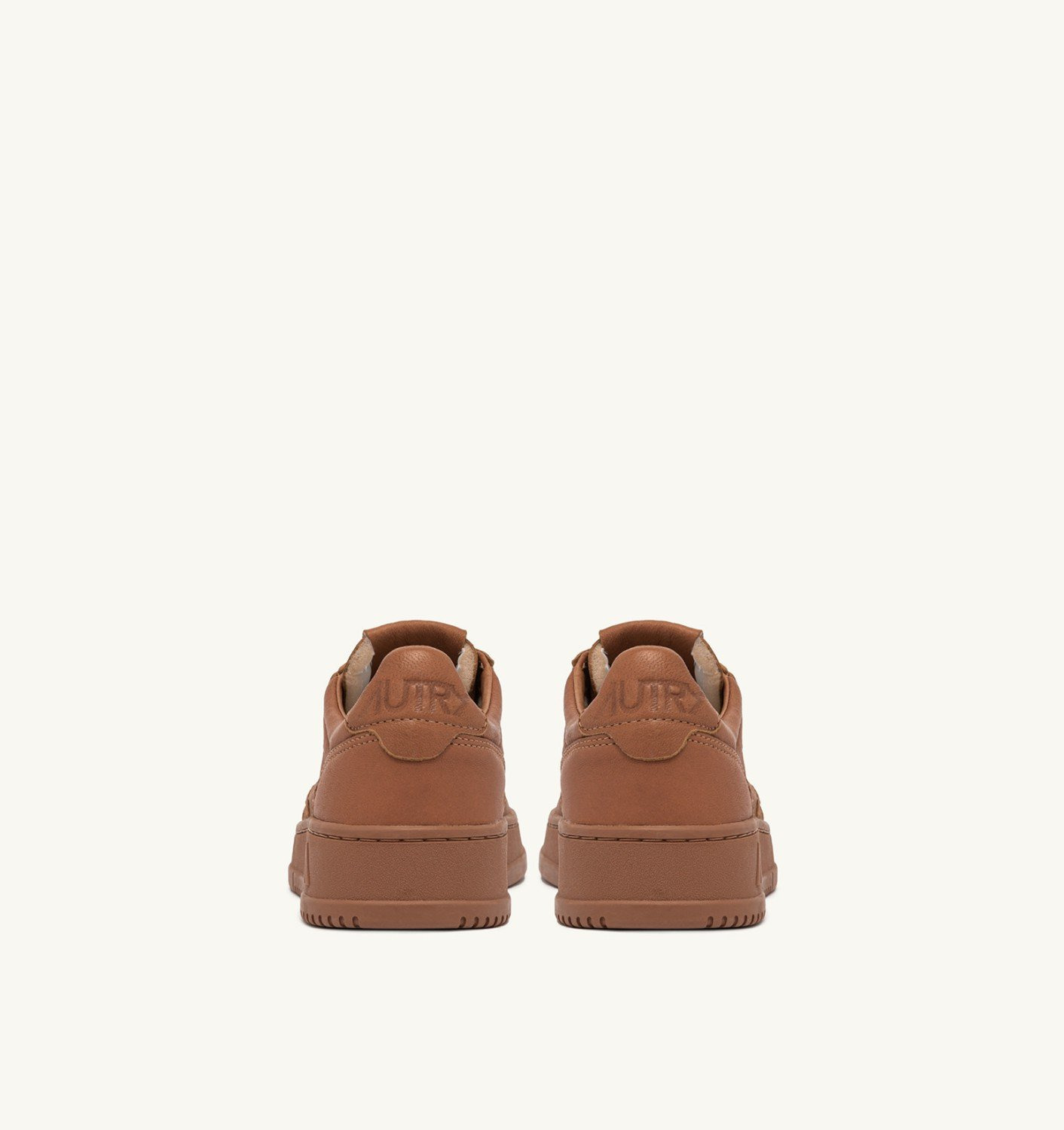 MEDALIST LOW SNEAKERS IN SAND STORM NAPA LEATHER - 3