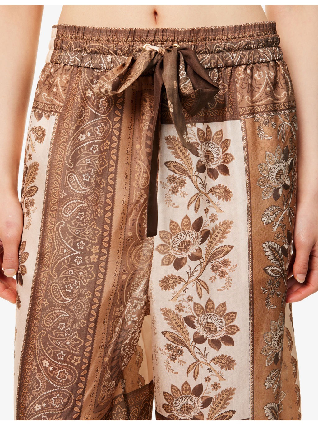 Lucky Relaxed-Fit Silk Trousers - 5