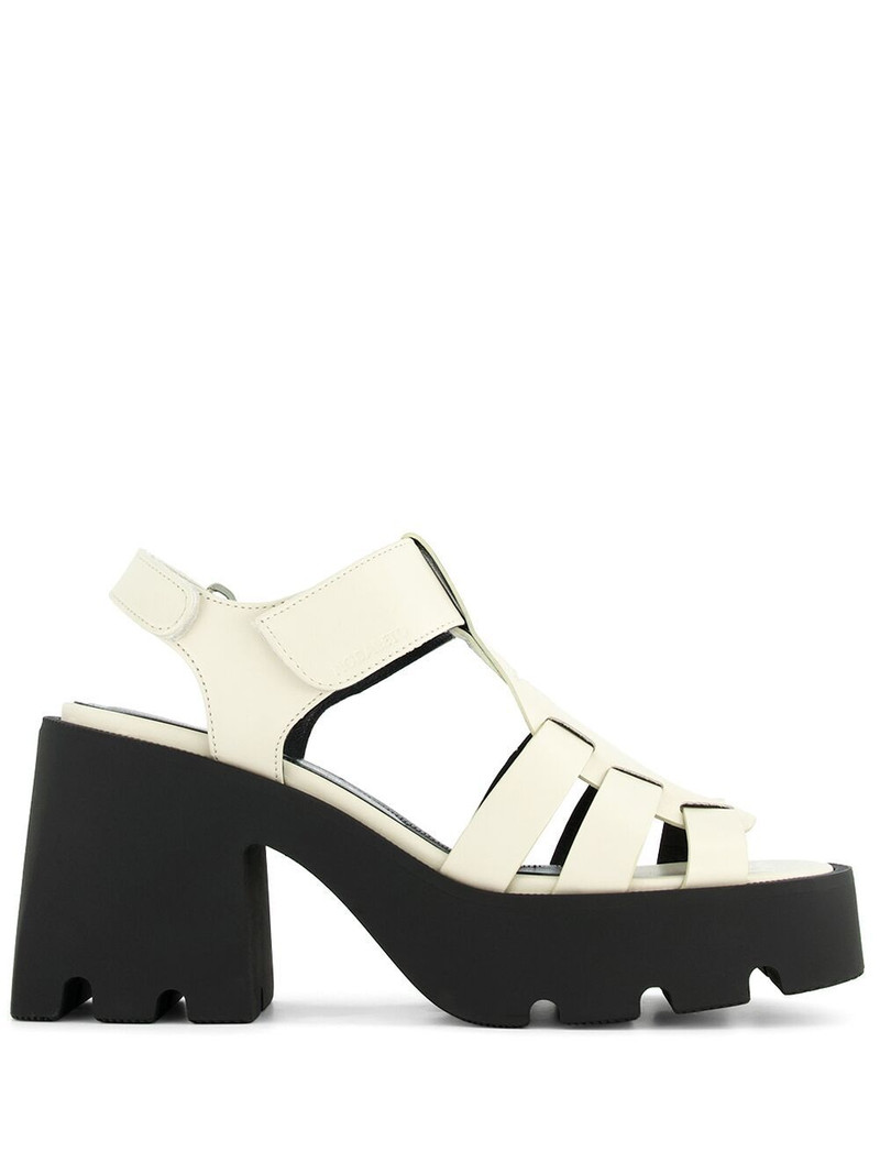 NODALETO Bulla Emma leather sandals outlook