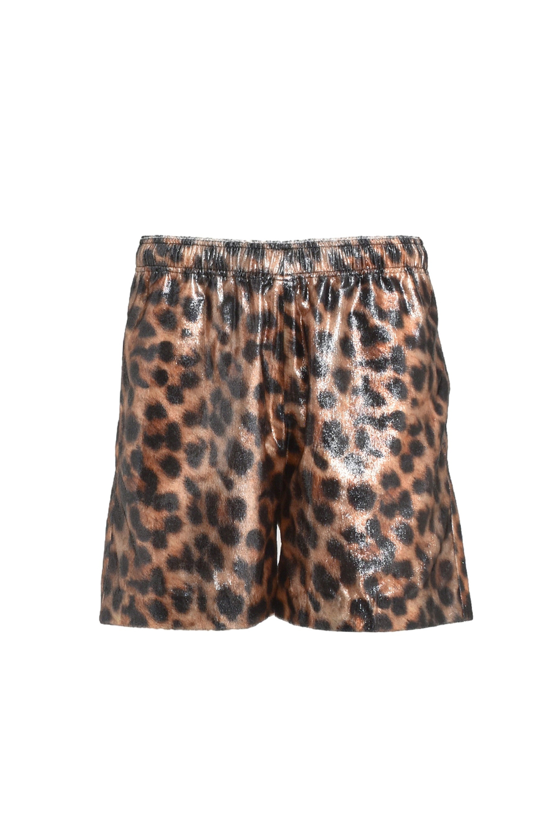 SUMMER FUR SHORT PANTS / LEOPARD - 1