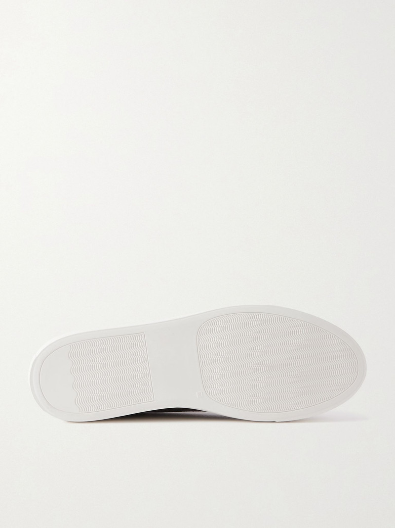 Common Projects Retro Classic Waxed-Suede Sneakers Gray outlook