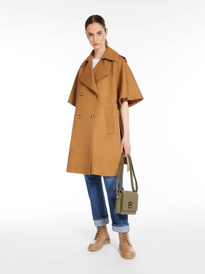 Max Mara FATA Water-repellent cotton cape outlook