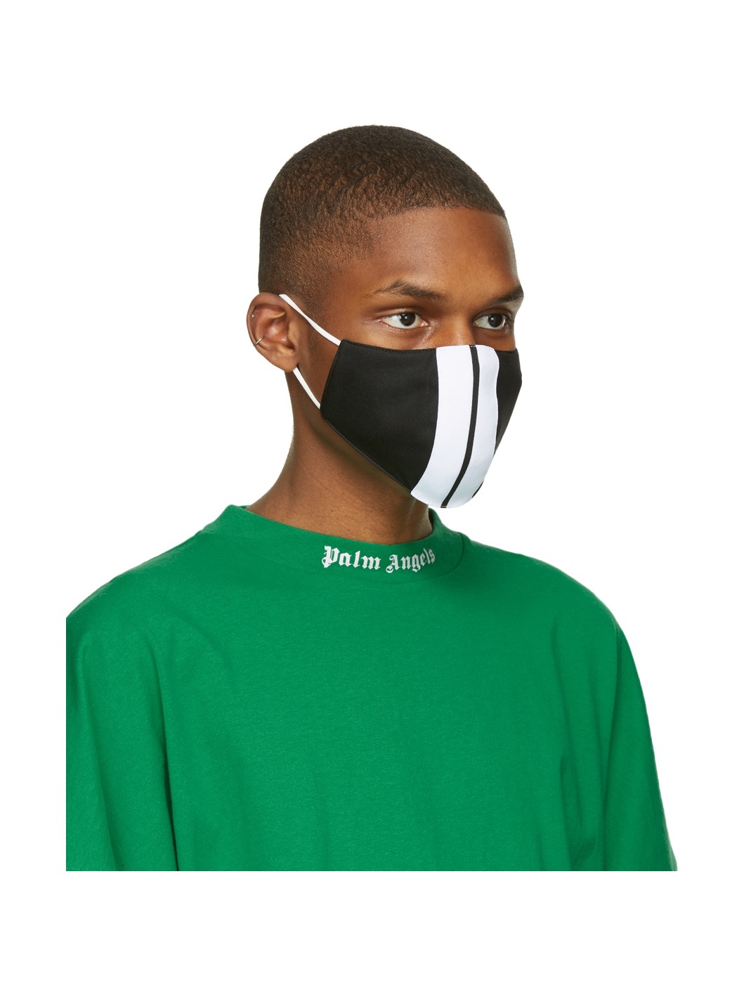 Black & White Classic Track Mask - 2