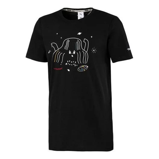 PUMA x TYAKASHA Crossover Series Short Sleeve Couple Style Black 595735-01 - 1