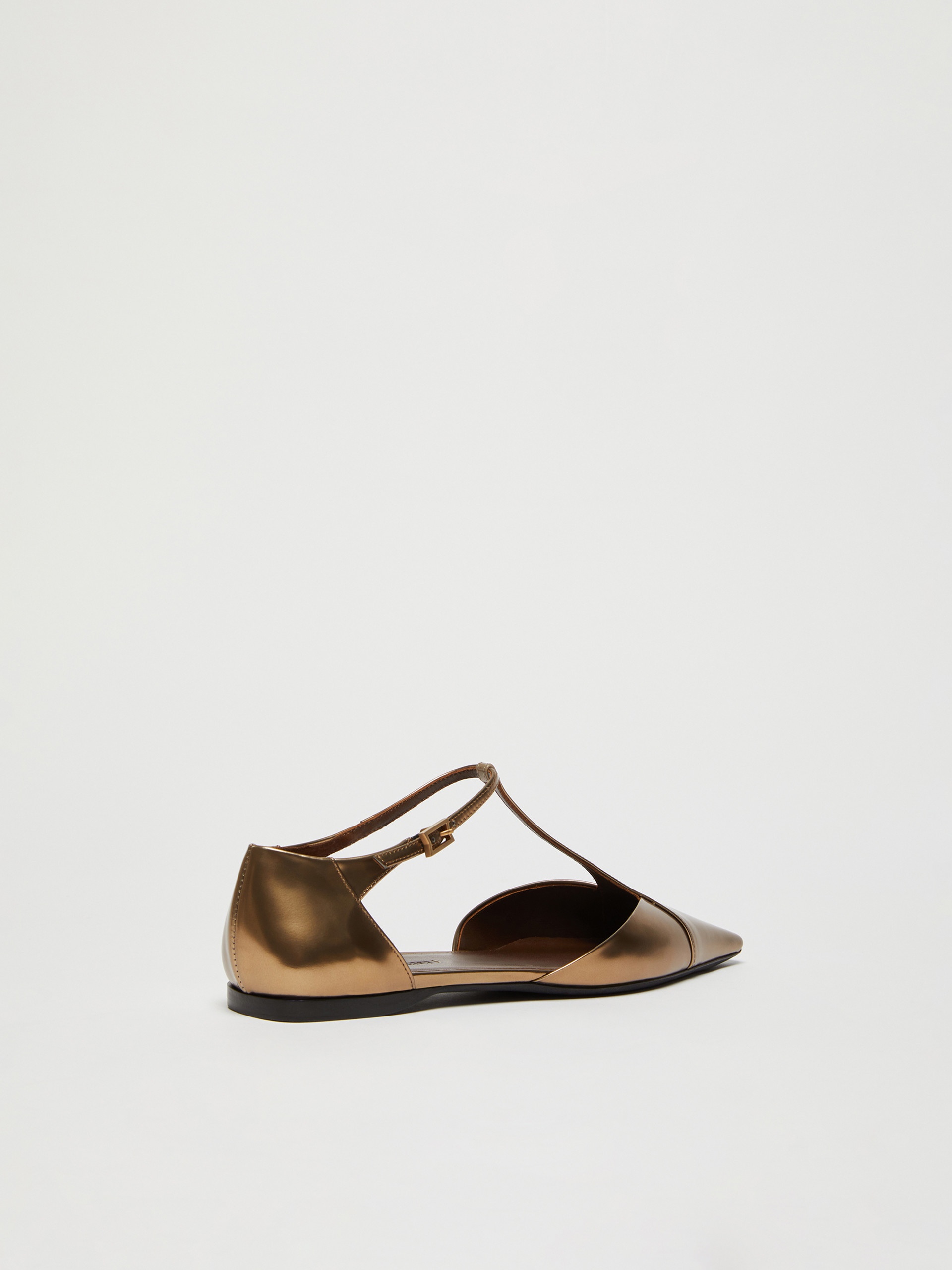 FMSILKWAY Laminated leather ballet flats - 3