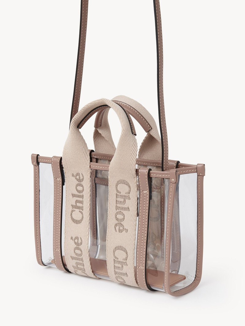 Chloé MINI WOODY TOTE BAG IN JELLY outlook