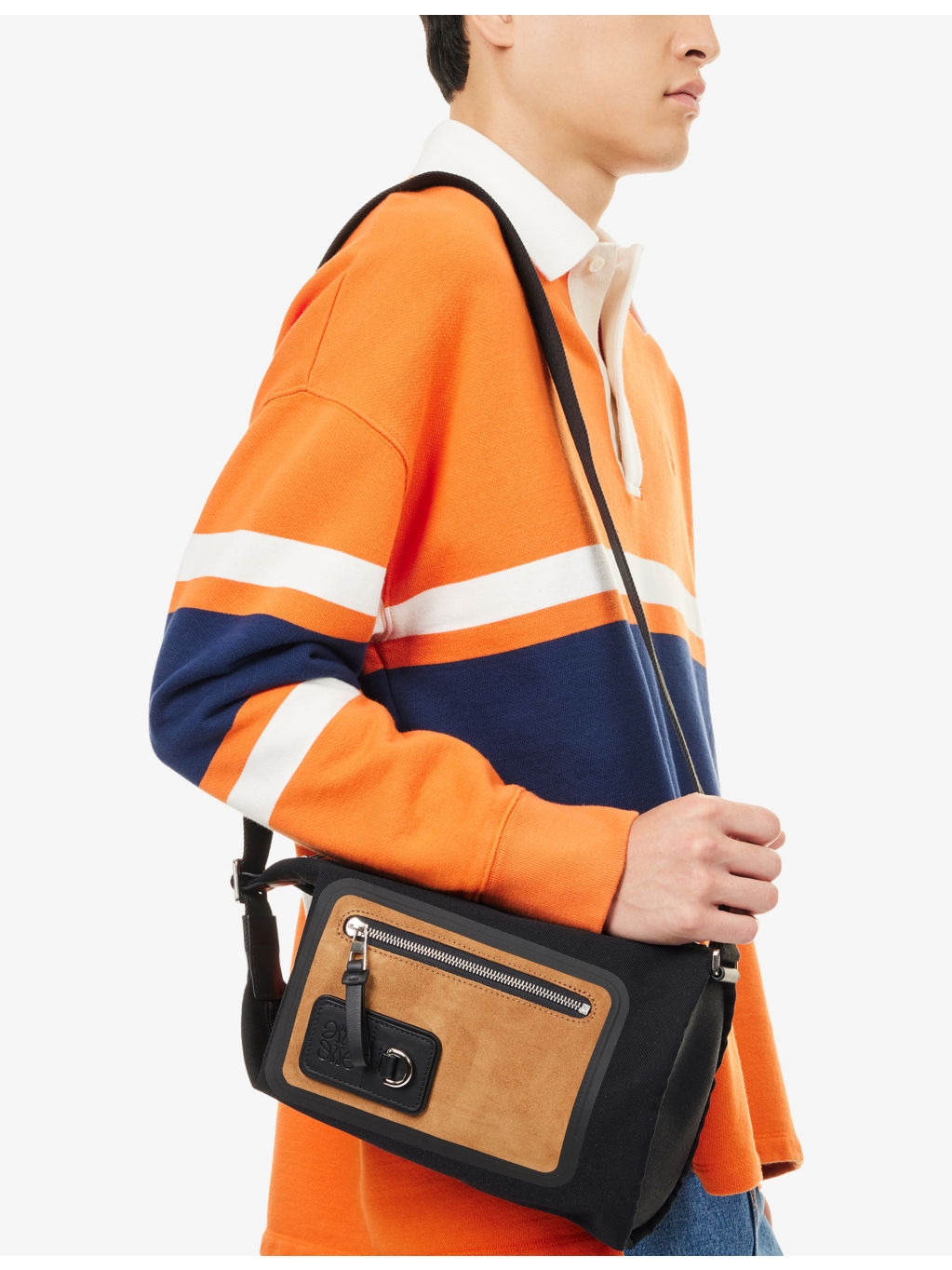 Flex Loop Small Cotton Shoulder Bag - 3