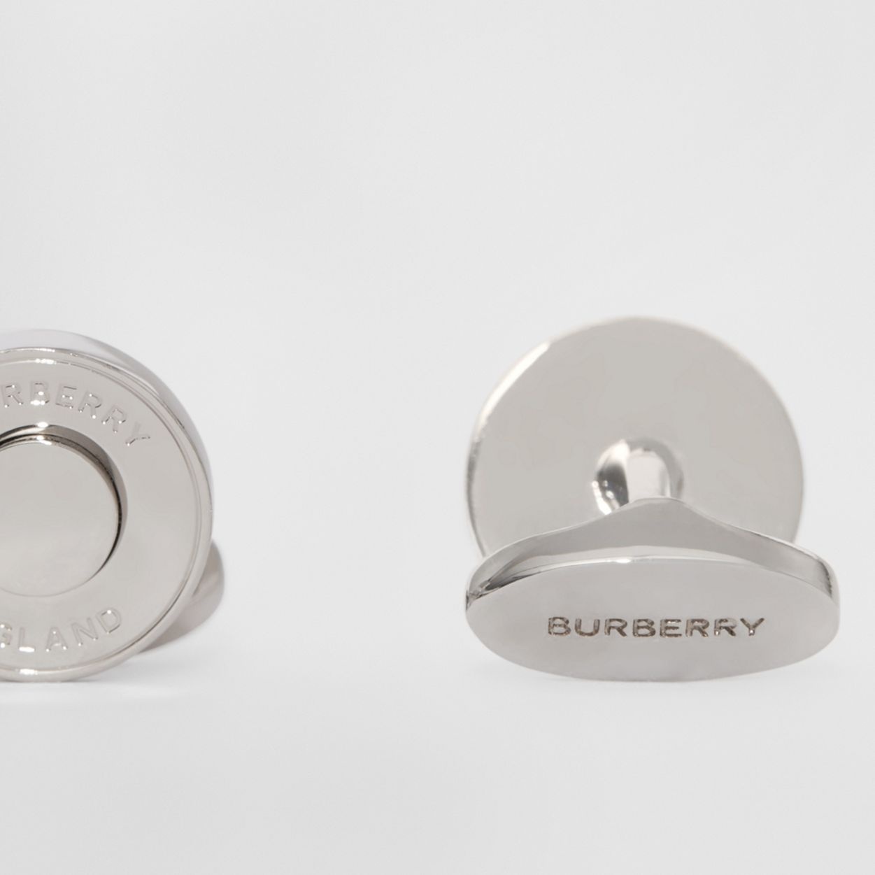 Crystal and Palladium-plated Cufflinks - 2