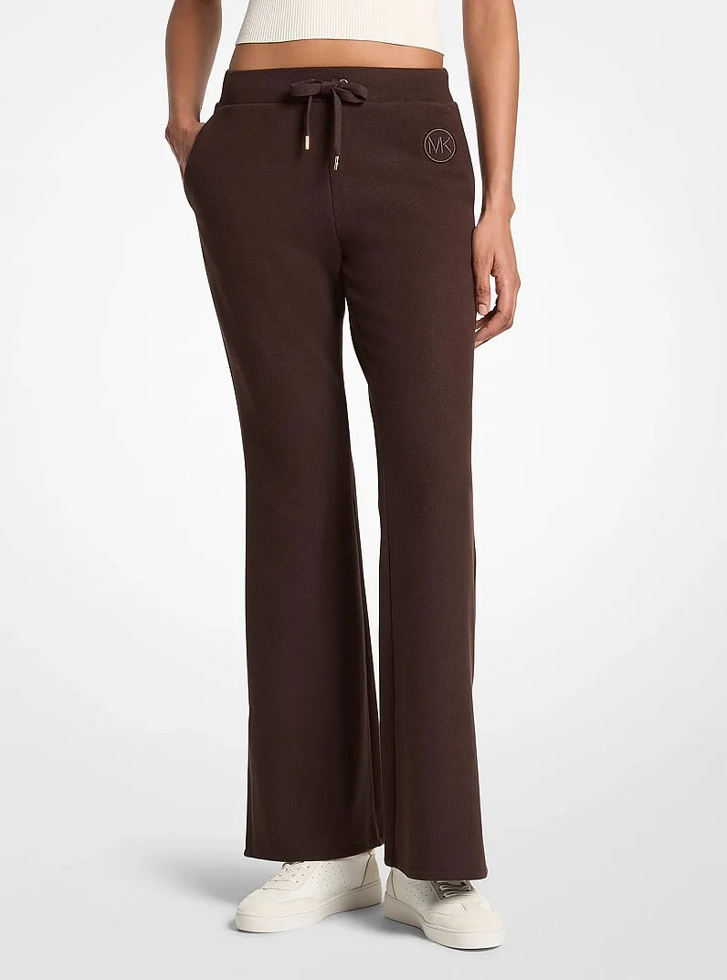 Knit Flared Pants - 1