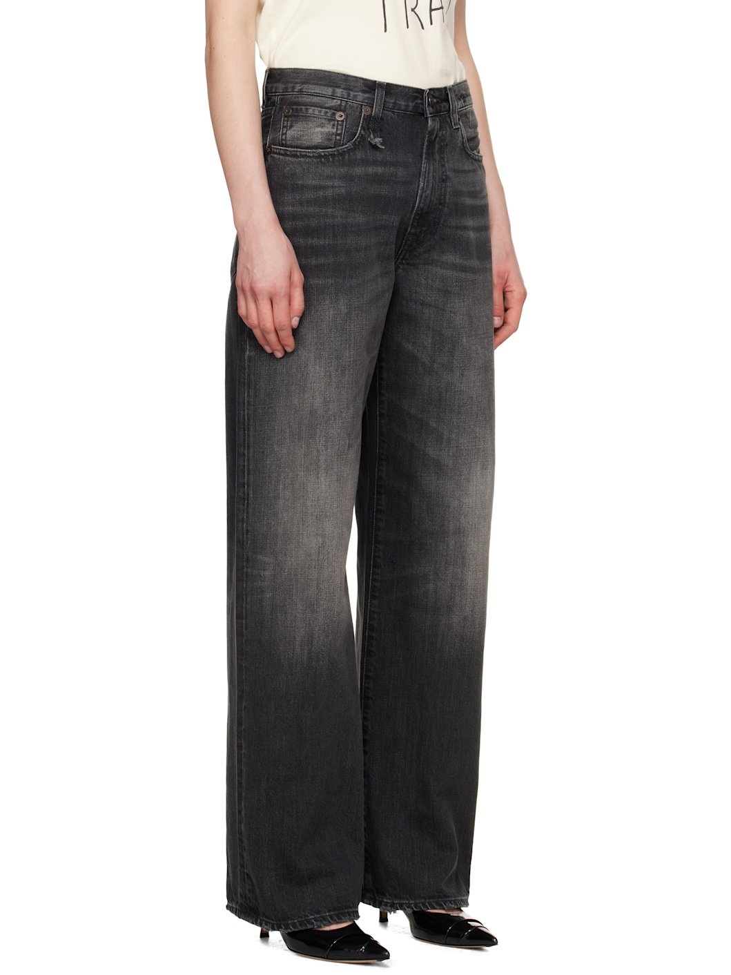 Black D'Arcy Loose Jeans - 2