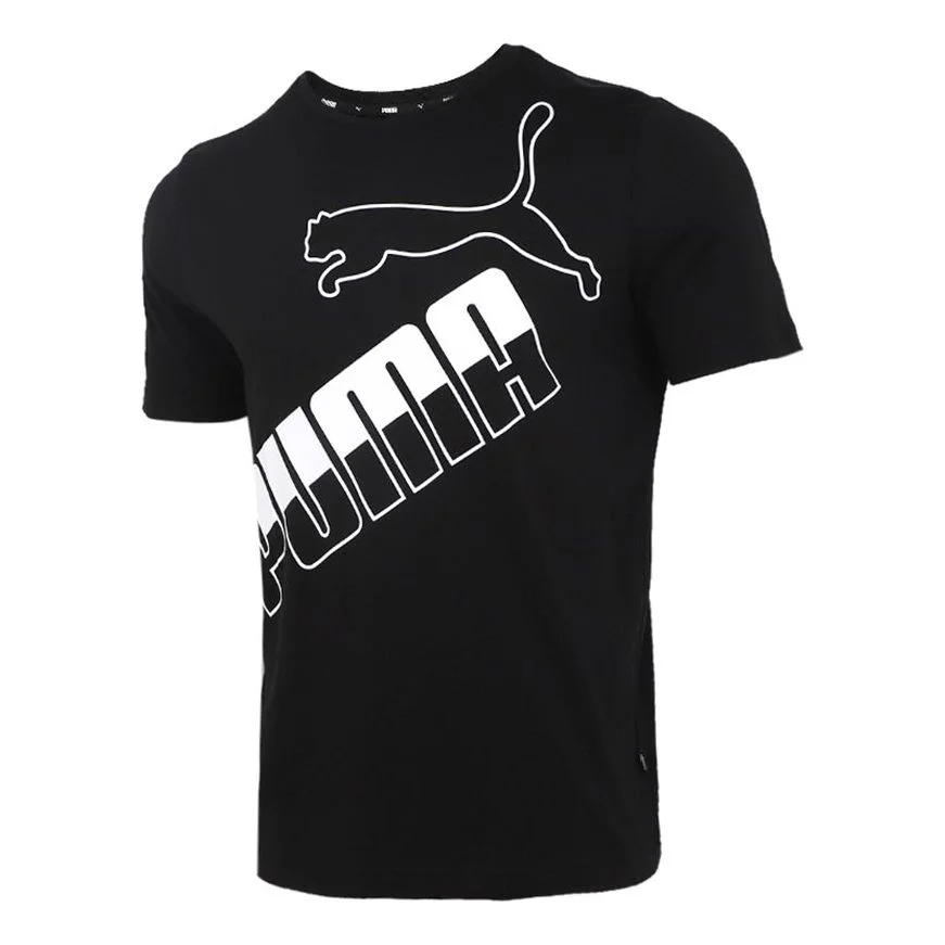 PUMA Big Logo T-Shirt 'Black' 845572-01 - 1