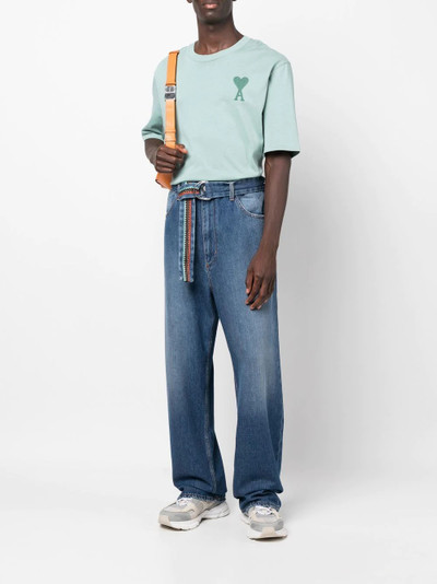 Marcelo Burlon County Of Milan belted wide-leg jeans outlook