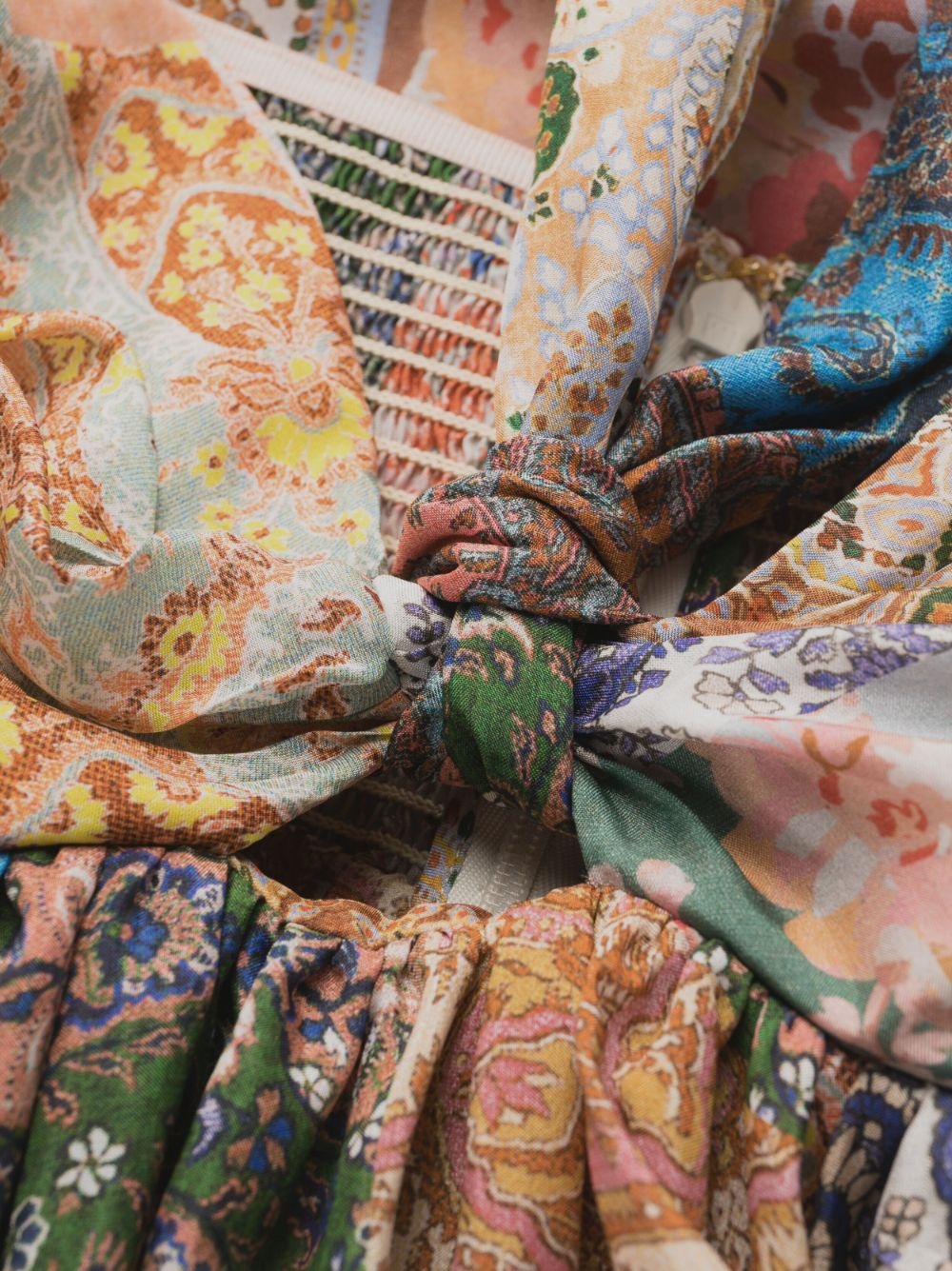 Devi paisley-print halterneck dress - 5